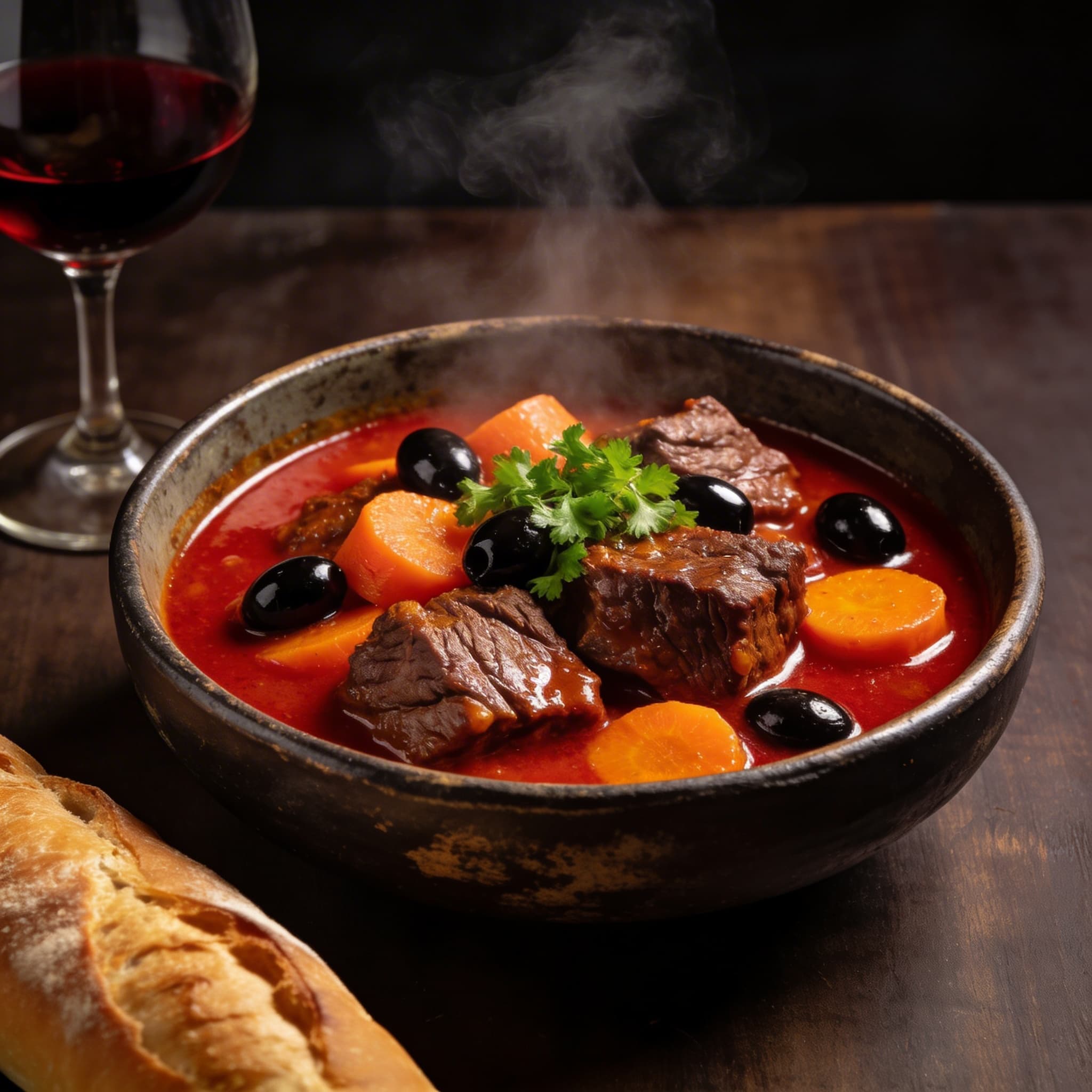 Malagueta-Infused Daube Niçoise with Dendê Oil