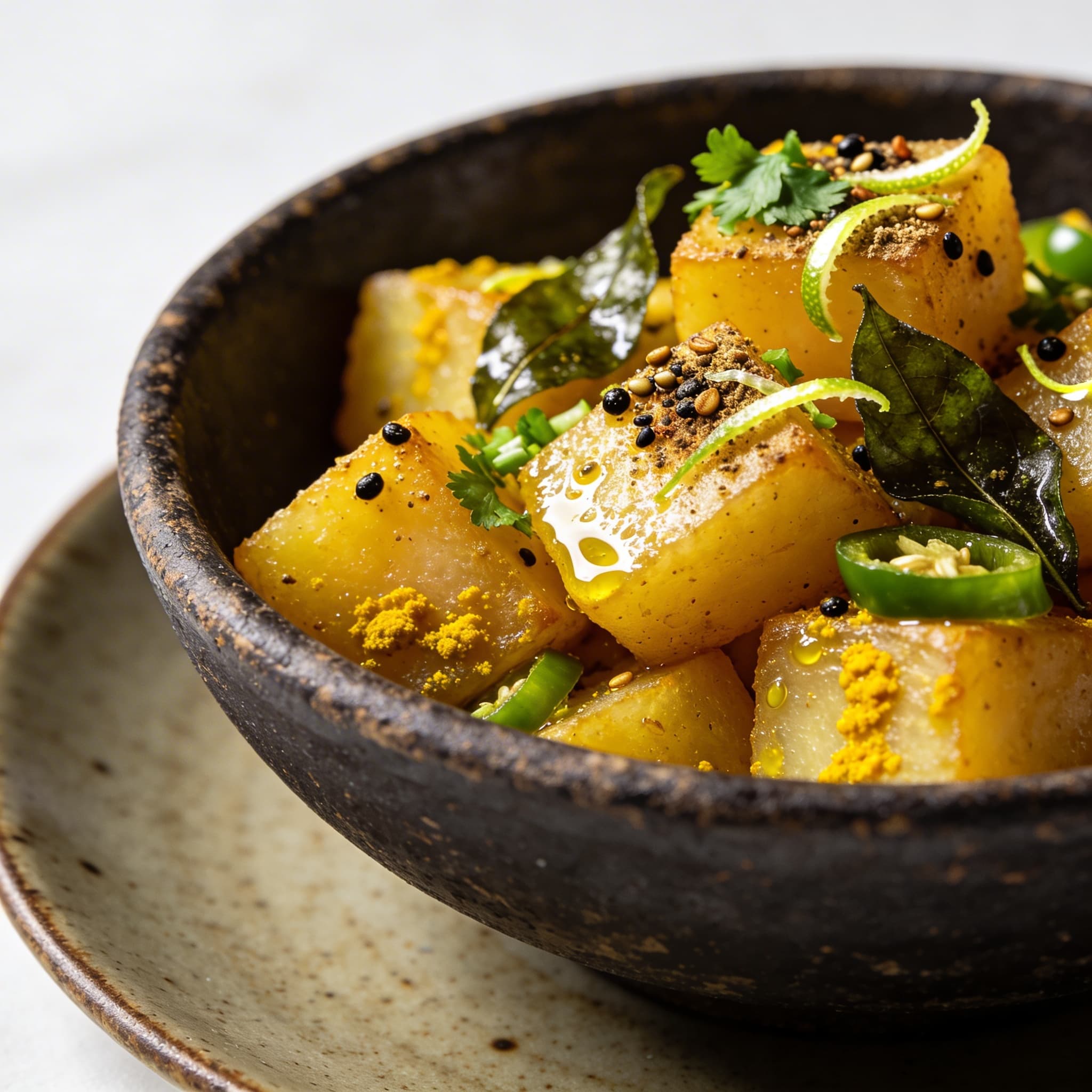 Golden Lime & Tempering Andean Potatoes