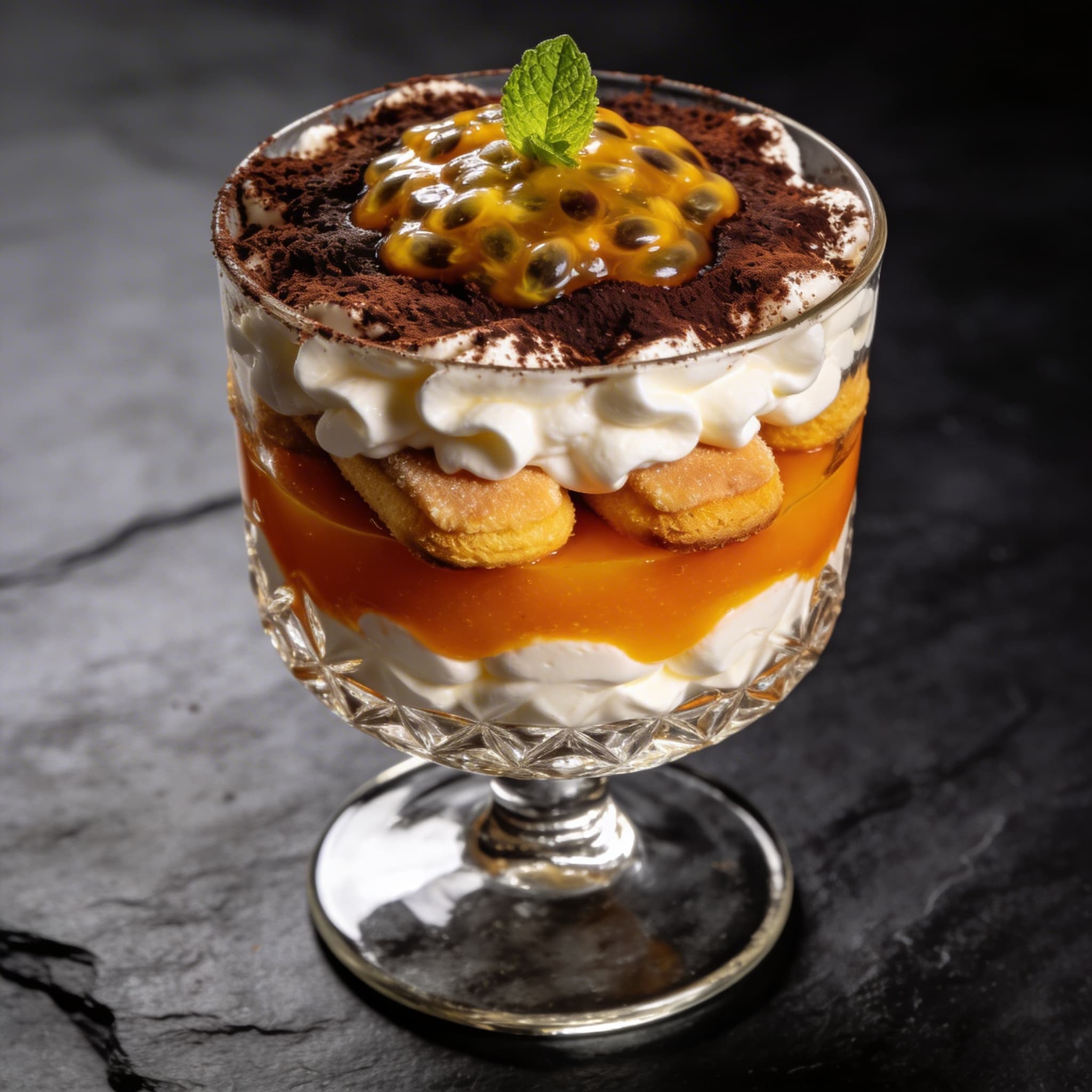 Brazilian Passionfruit Tiramisu Fusion