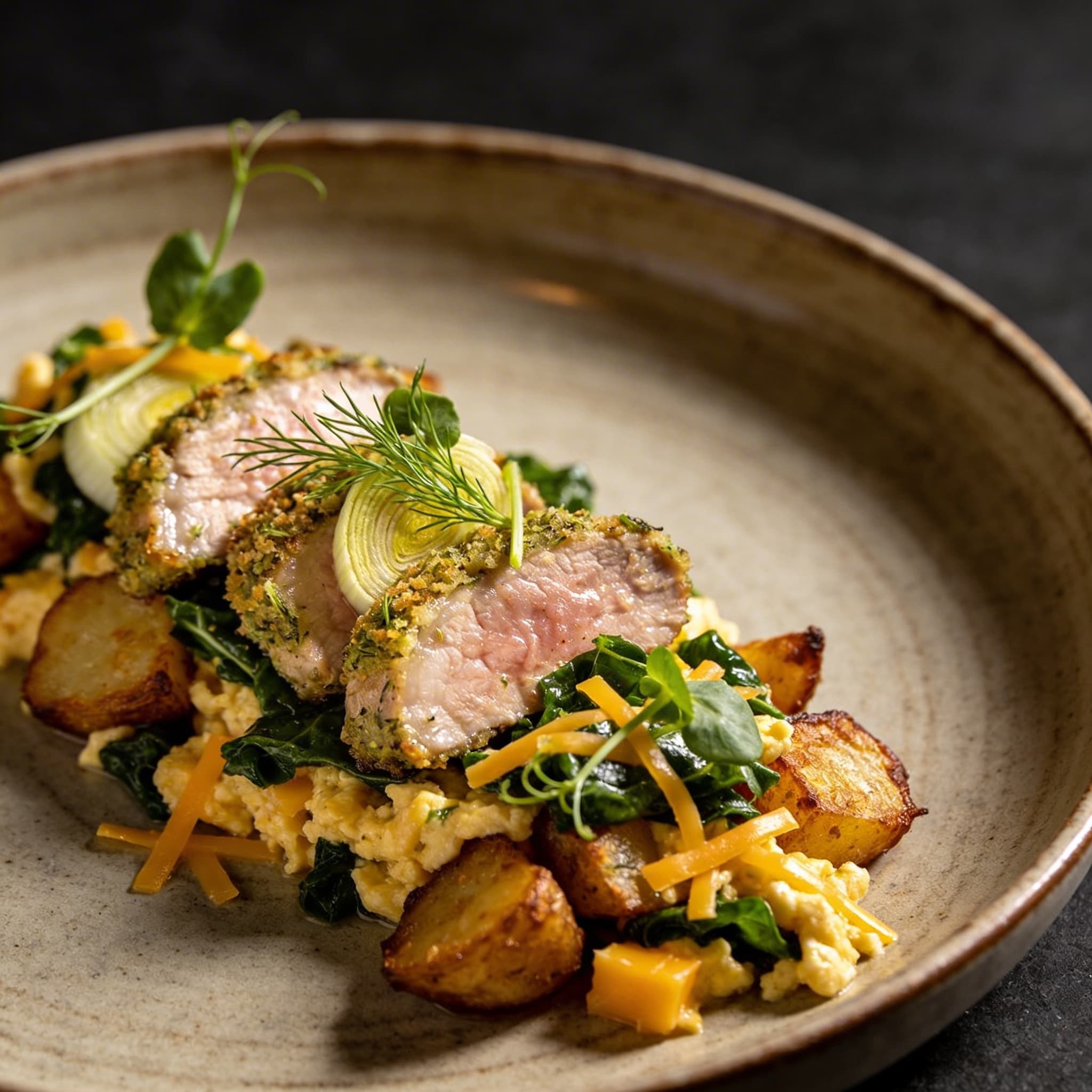 Fennel Pork & Potato Garden Scramble