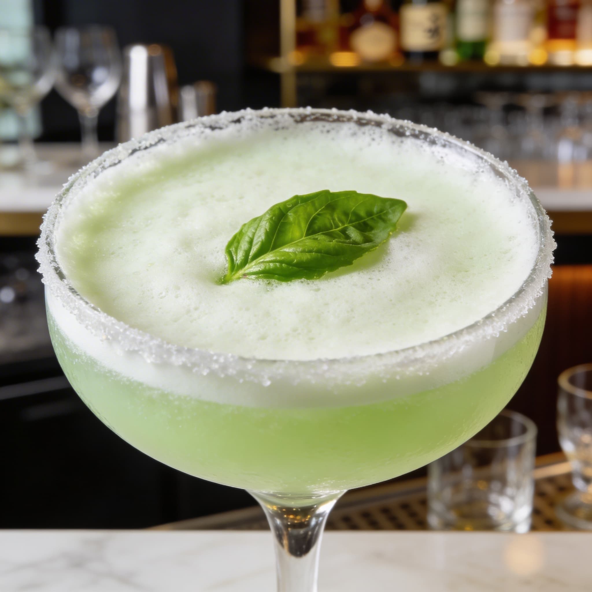 Thai Basil & Elderflower Sour
