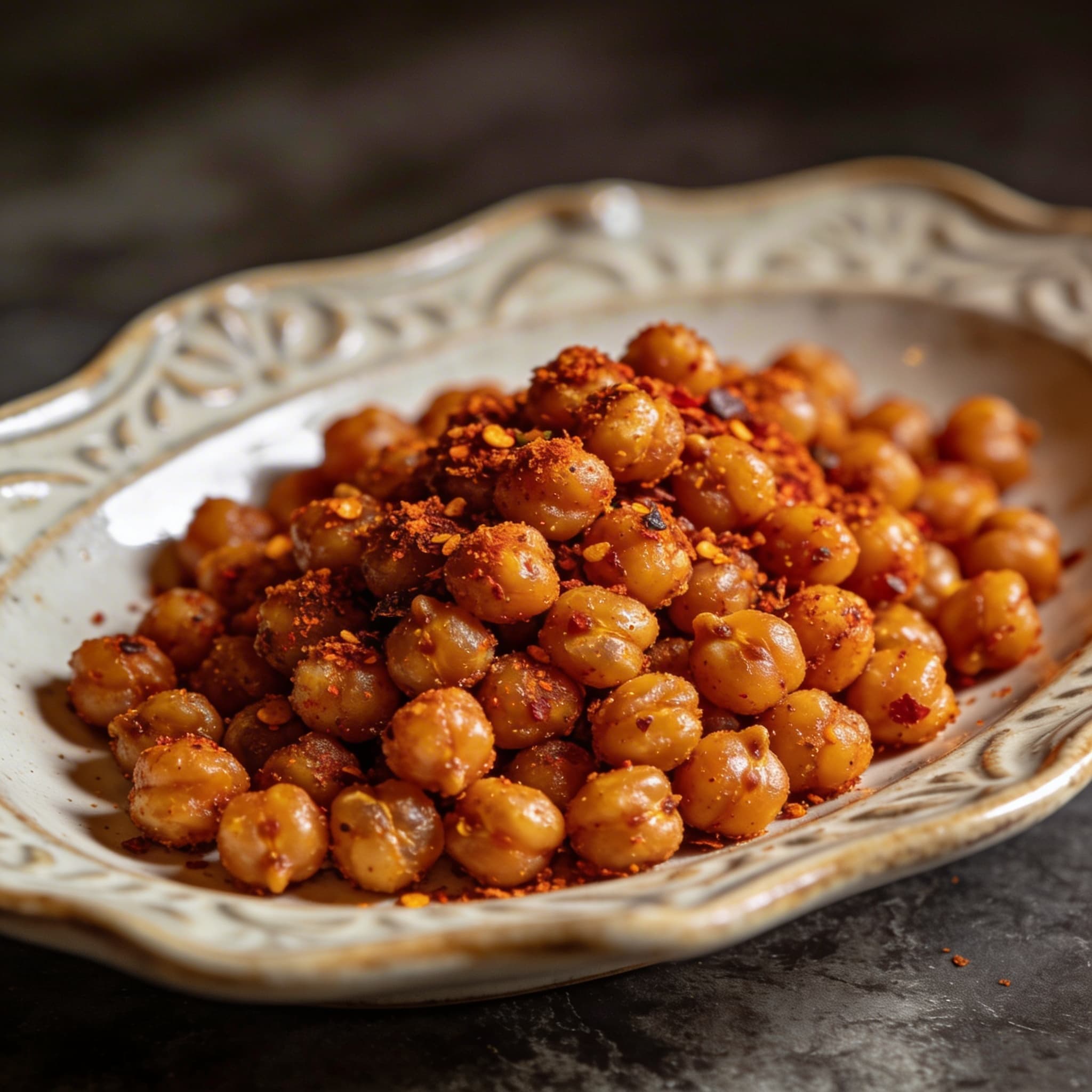 Crispy Cajun-Spiced Roasted Chickpeas
