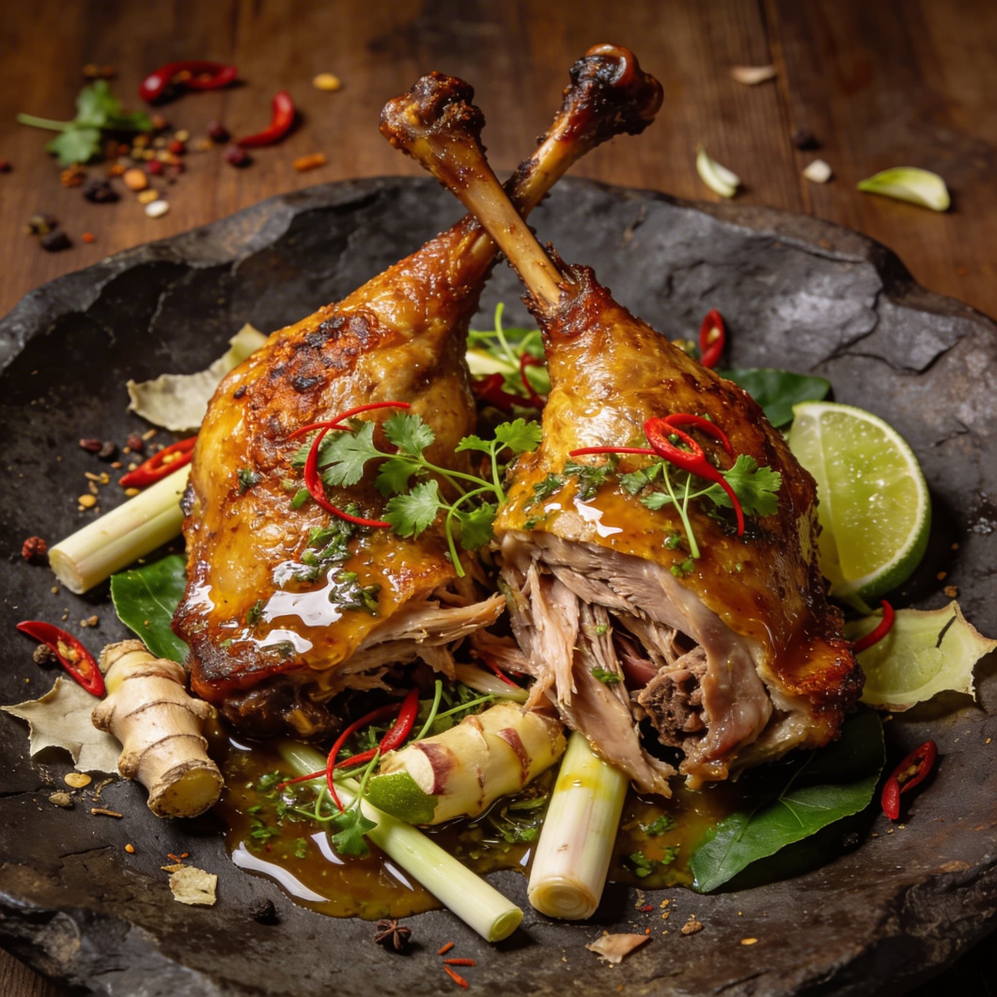 Galangal & Lemongrass Infused Duck Confit