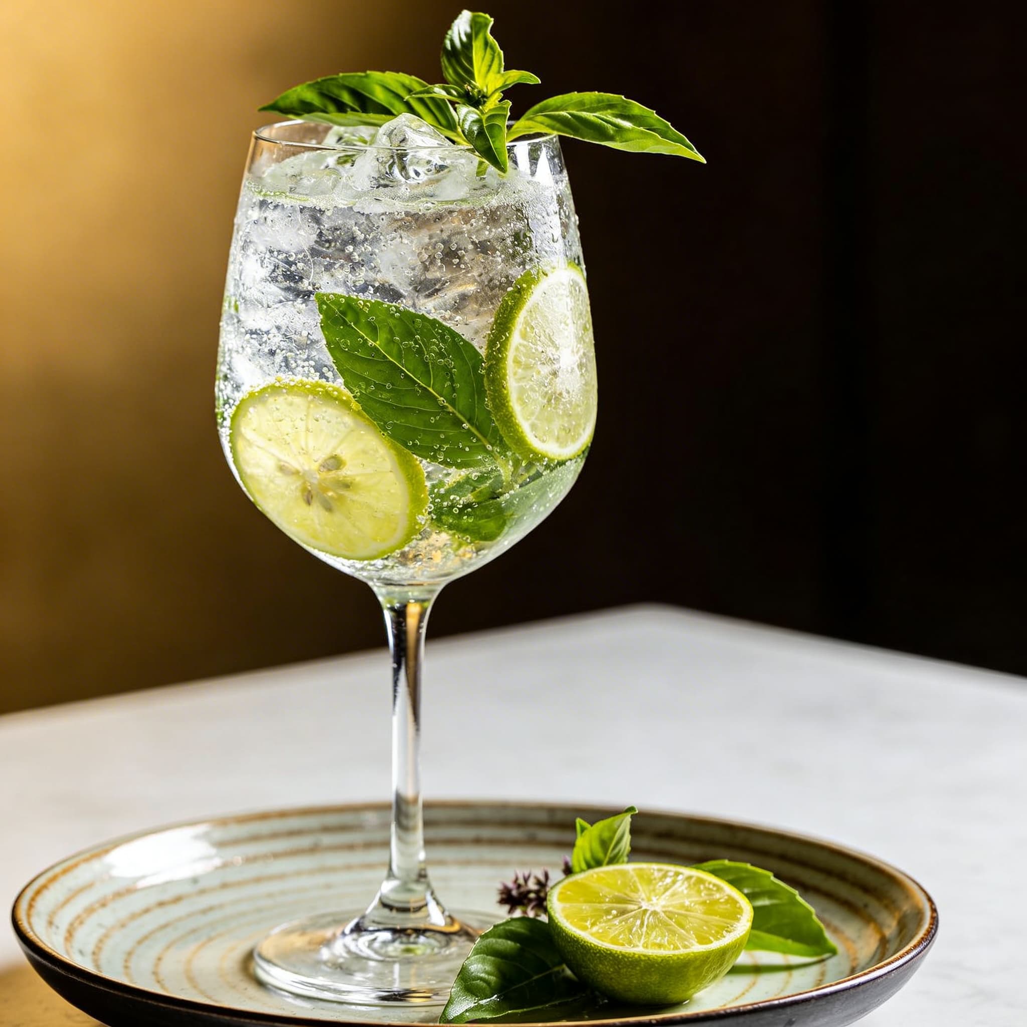 Thai Basil & Lime Sparkler