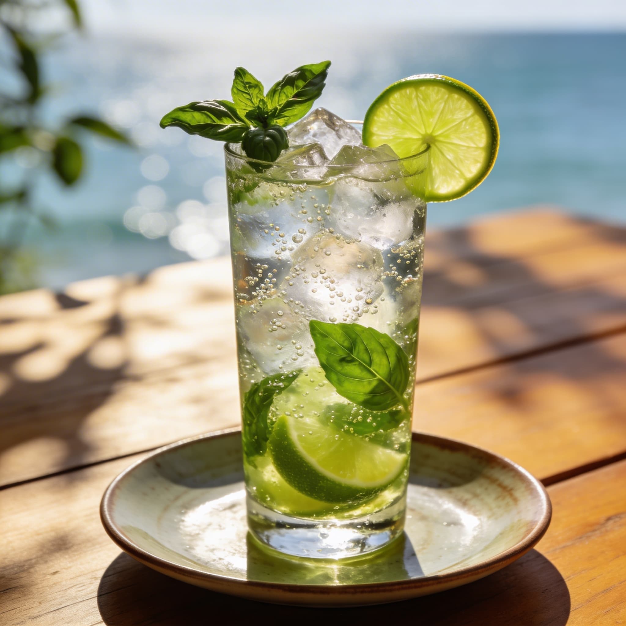 Thai Basil & Lime Brazilian Sparkler