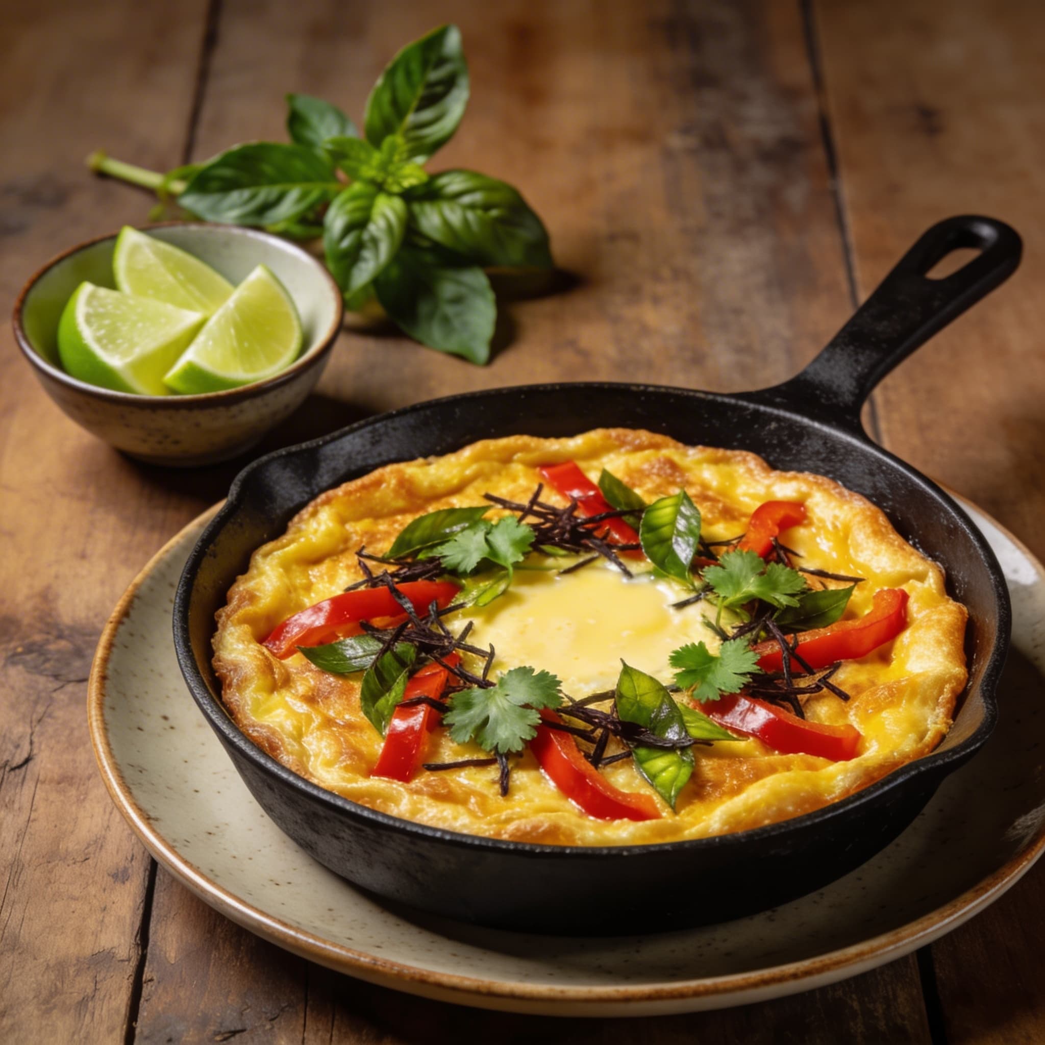 Kaffir Lime & Ginger Infused Frittata