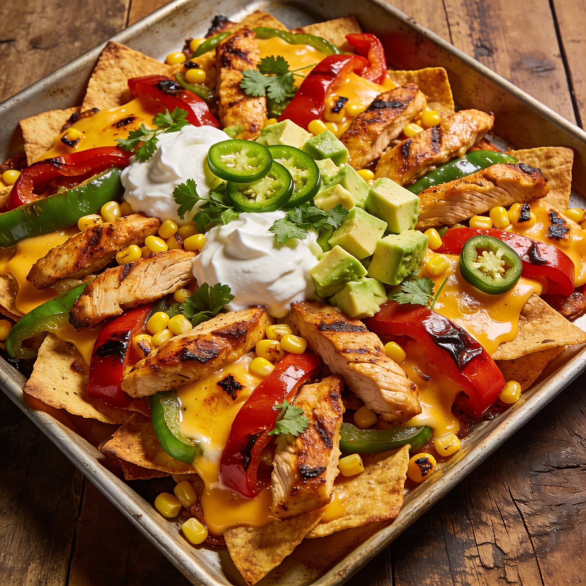 Ultimate Sheet-Pan Fajita Nachos Dinner