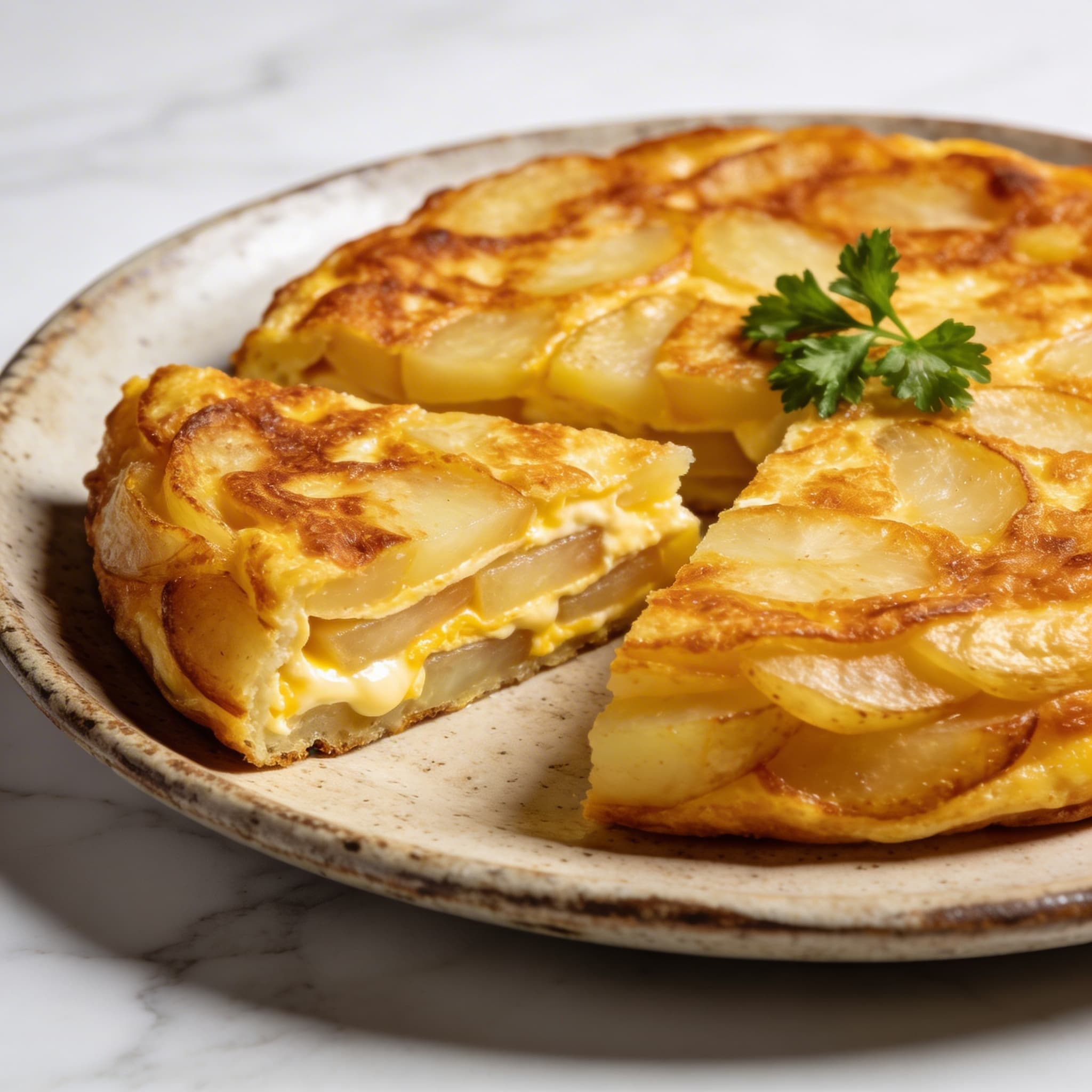 Traditional Spanish Tortilla de Patatas