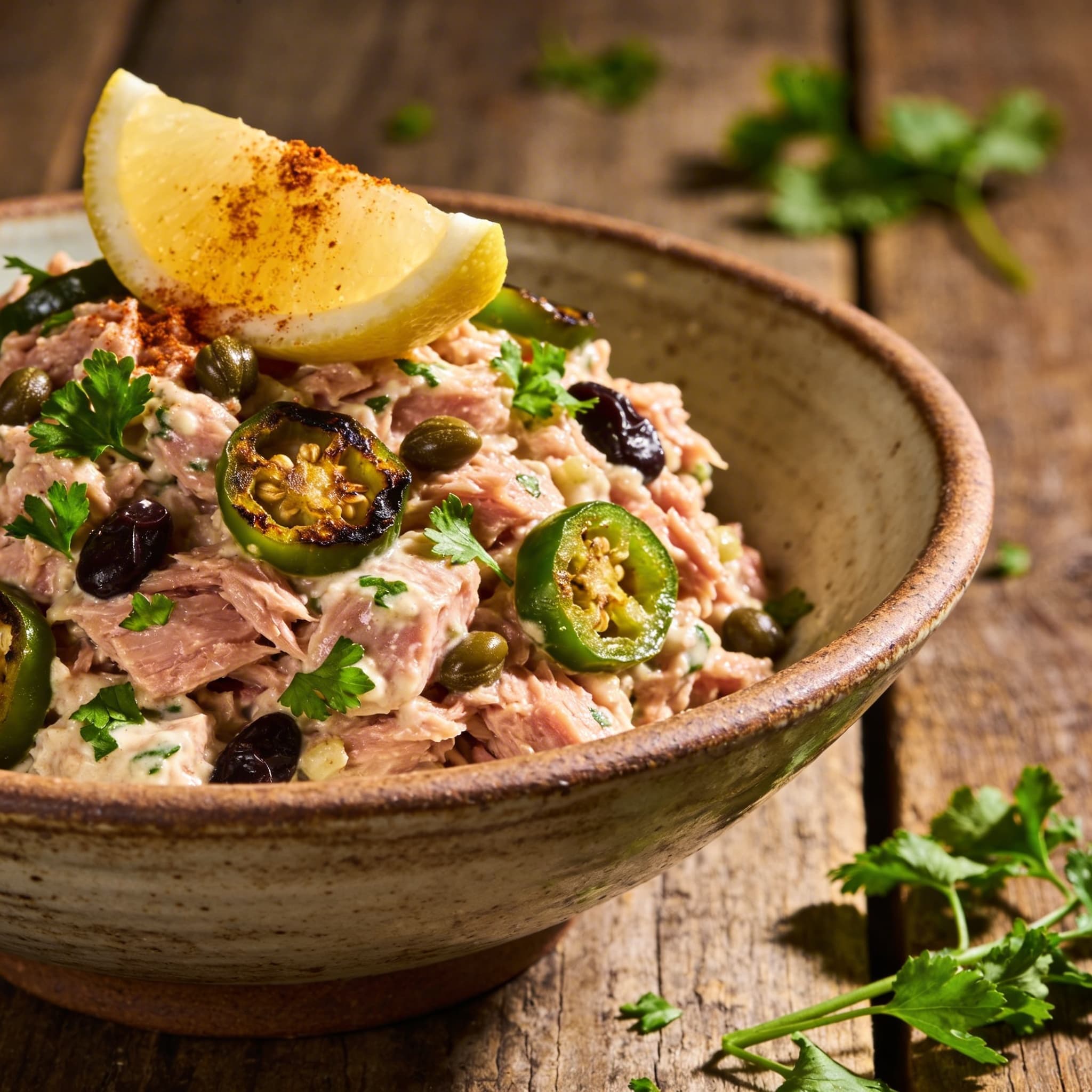 Smoky Charred Jalapeño Tuna Salad
