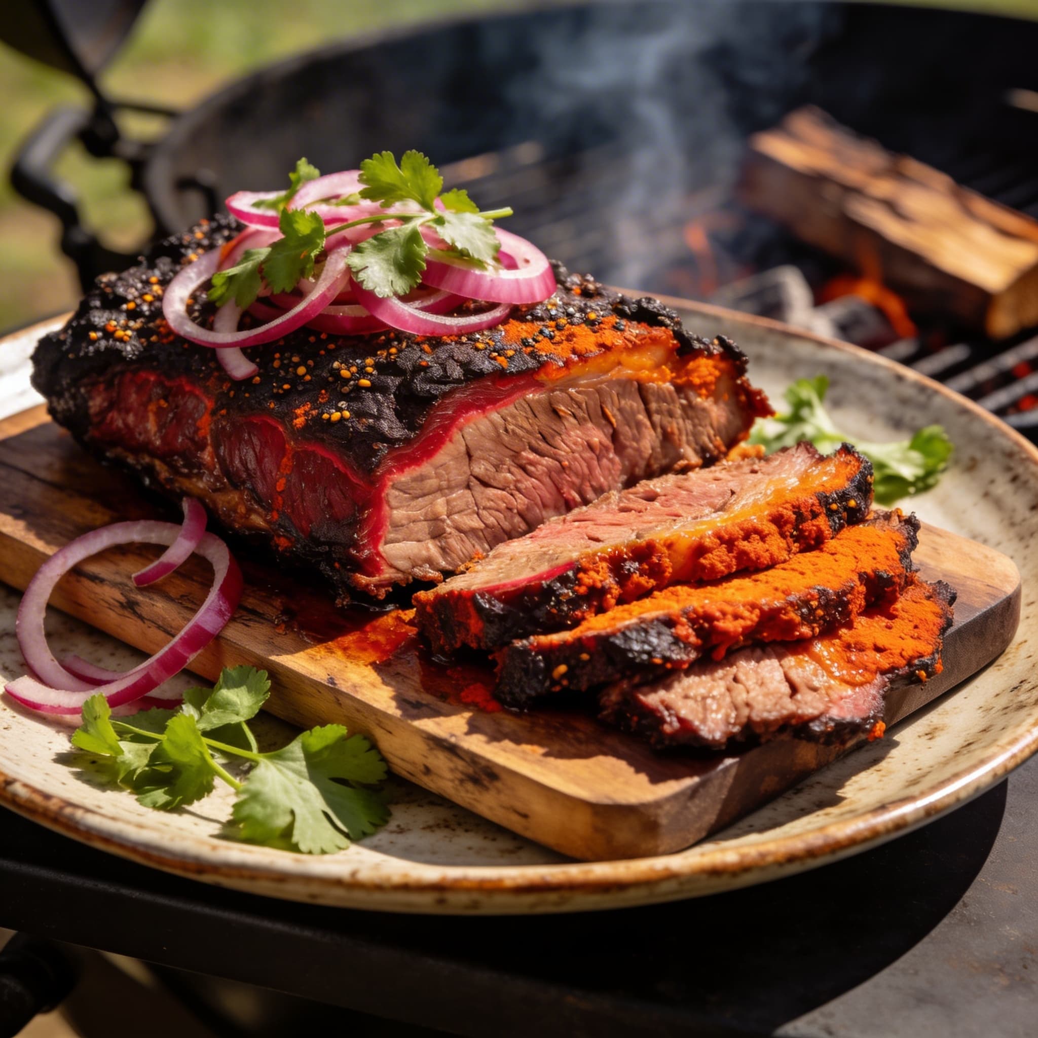 Smoked Pibil-Style Texas Brisket