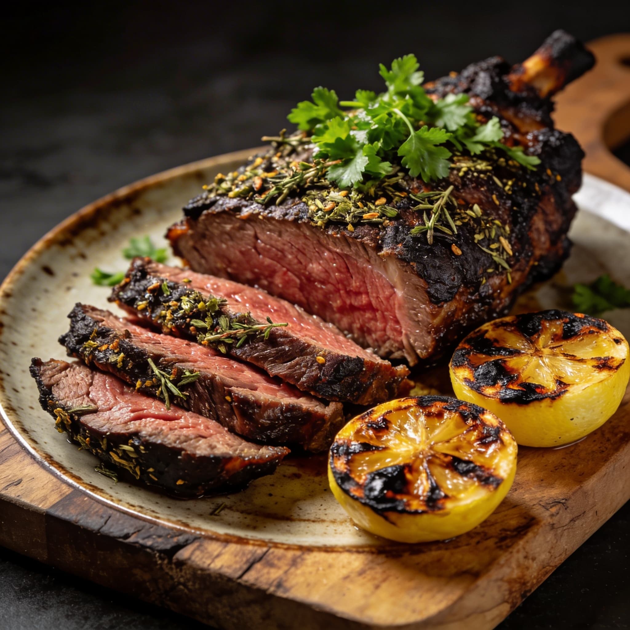 Smoked Mediterranean Herb Tri-Tip