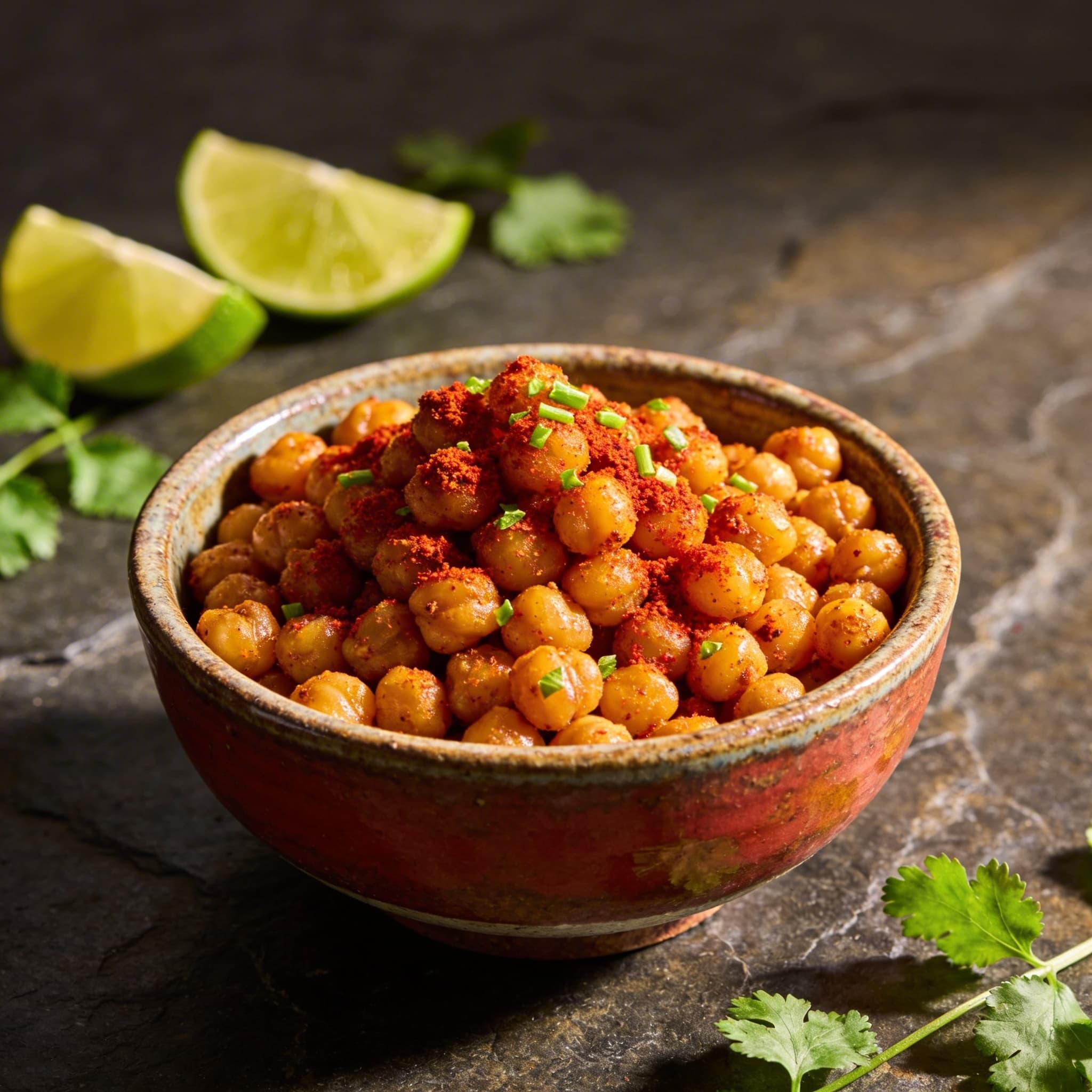 Smoked Paprika & Lime Roasted Chickpeas