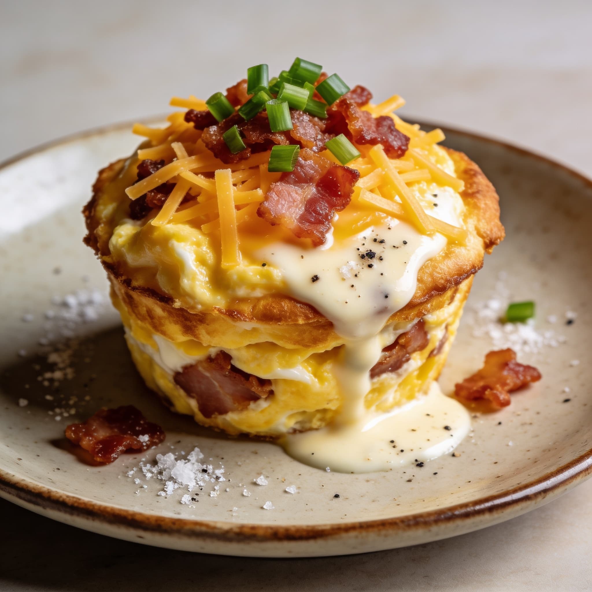 Bacon & Cheese Egg Muffins