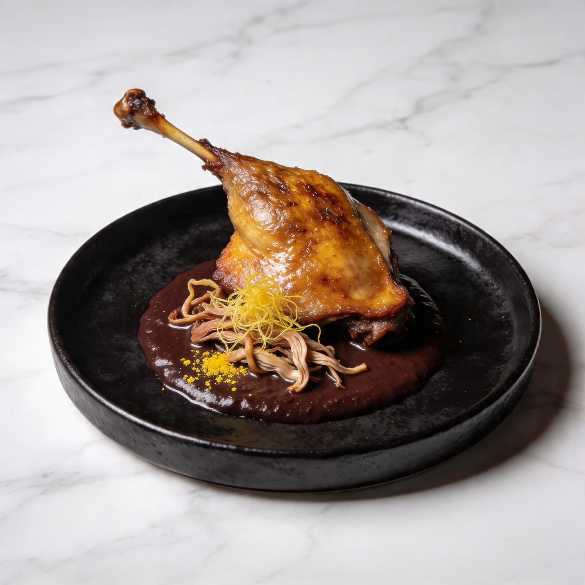 Confit de Canard with Cacao-Fennel Mole