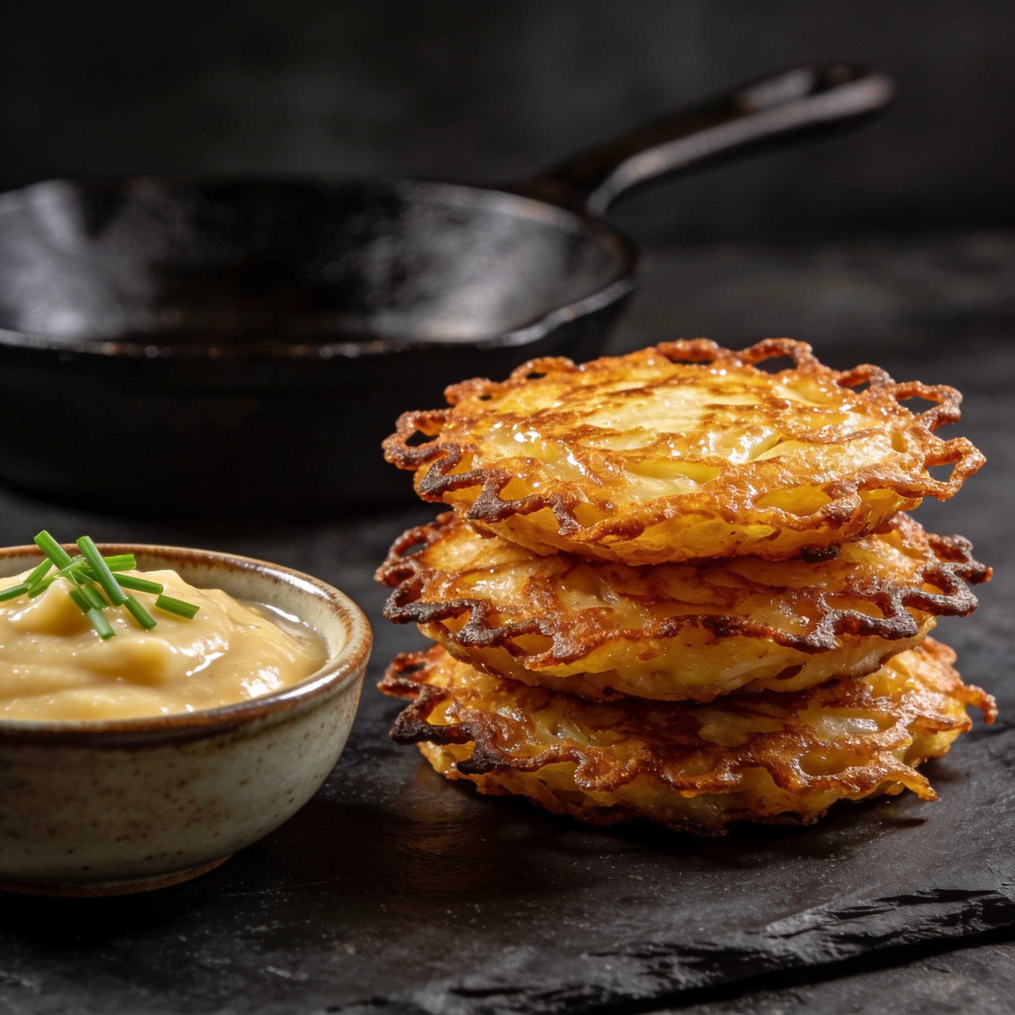 Kartoffelpuffer (German Potato Pancakes)