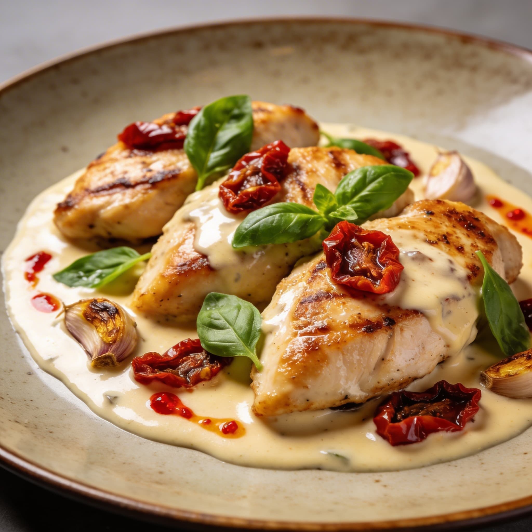 Sun-Dried Tomato & Basil 'Marry Me' Chicken