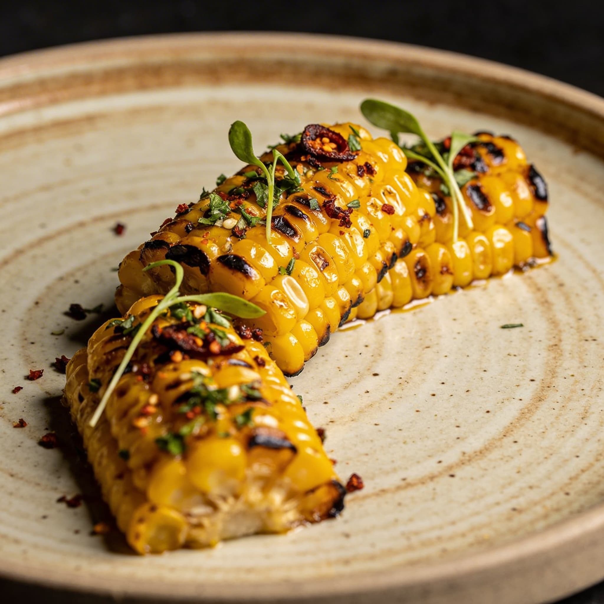 Smoked Chipotle & Mediterranean Herb Charred Corn