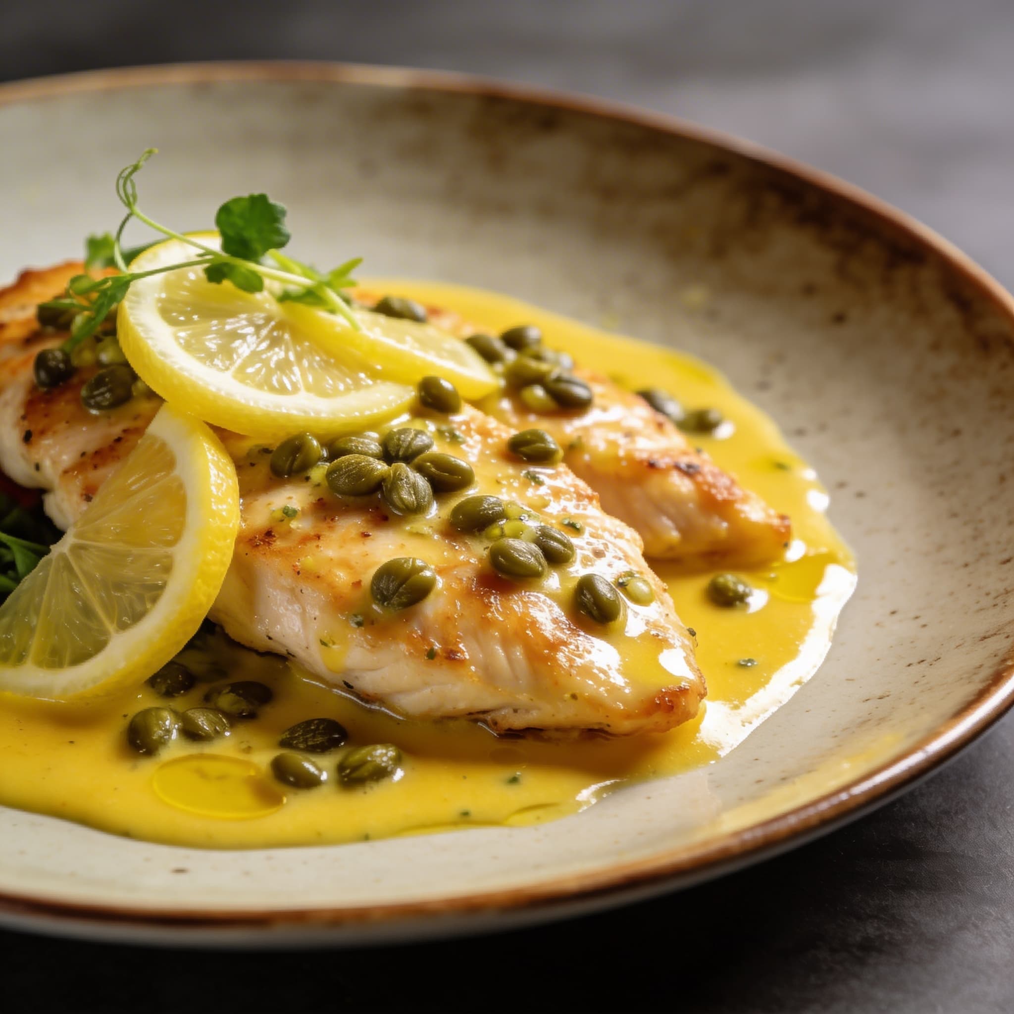Vibrant Lemon-Caper Chicken Piccata