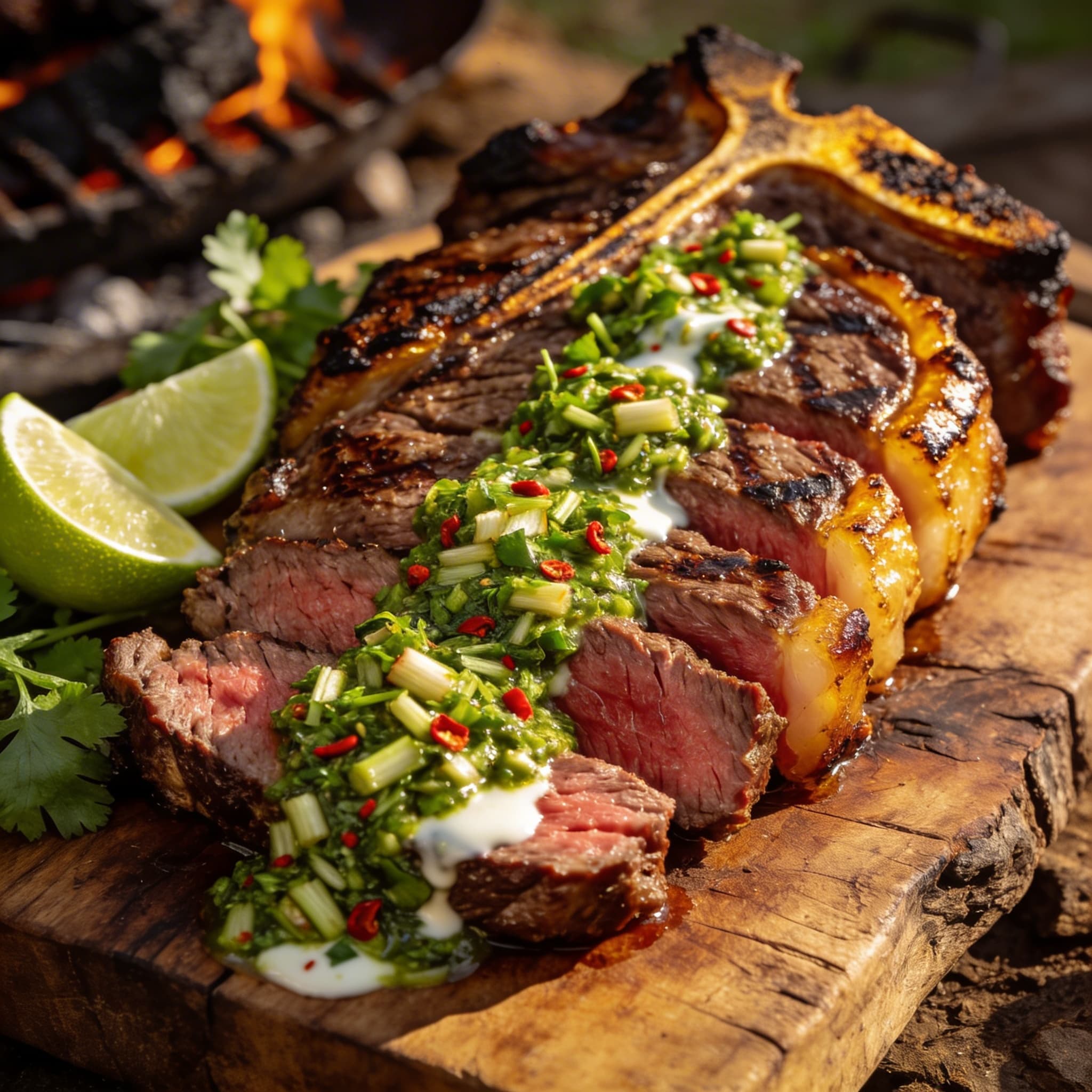 Picanha Roast with Galangal-Coconut Chimichurri