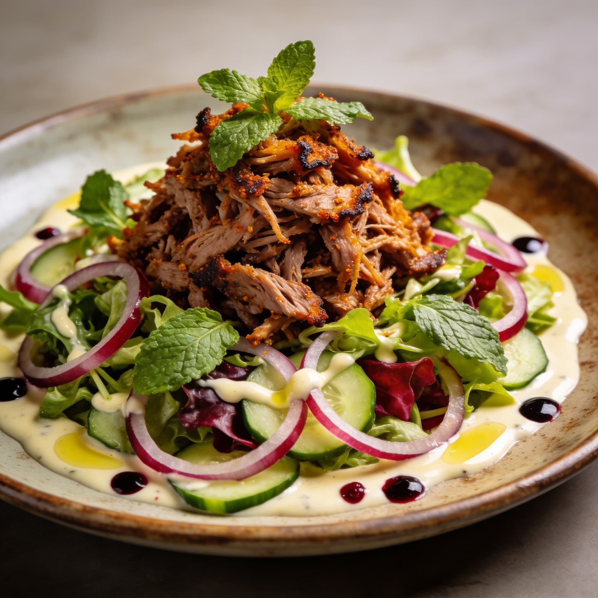 Hearth-Warmed Lamb & Mint Salad