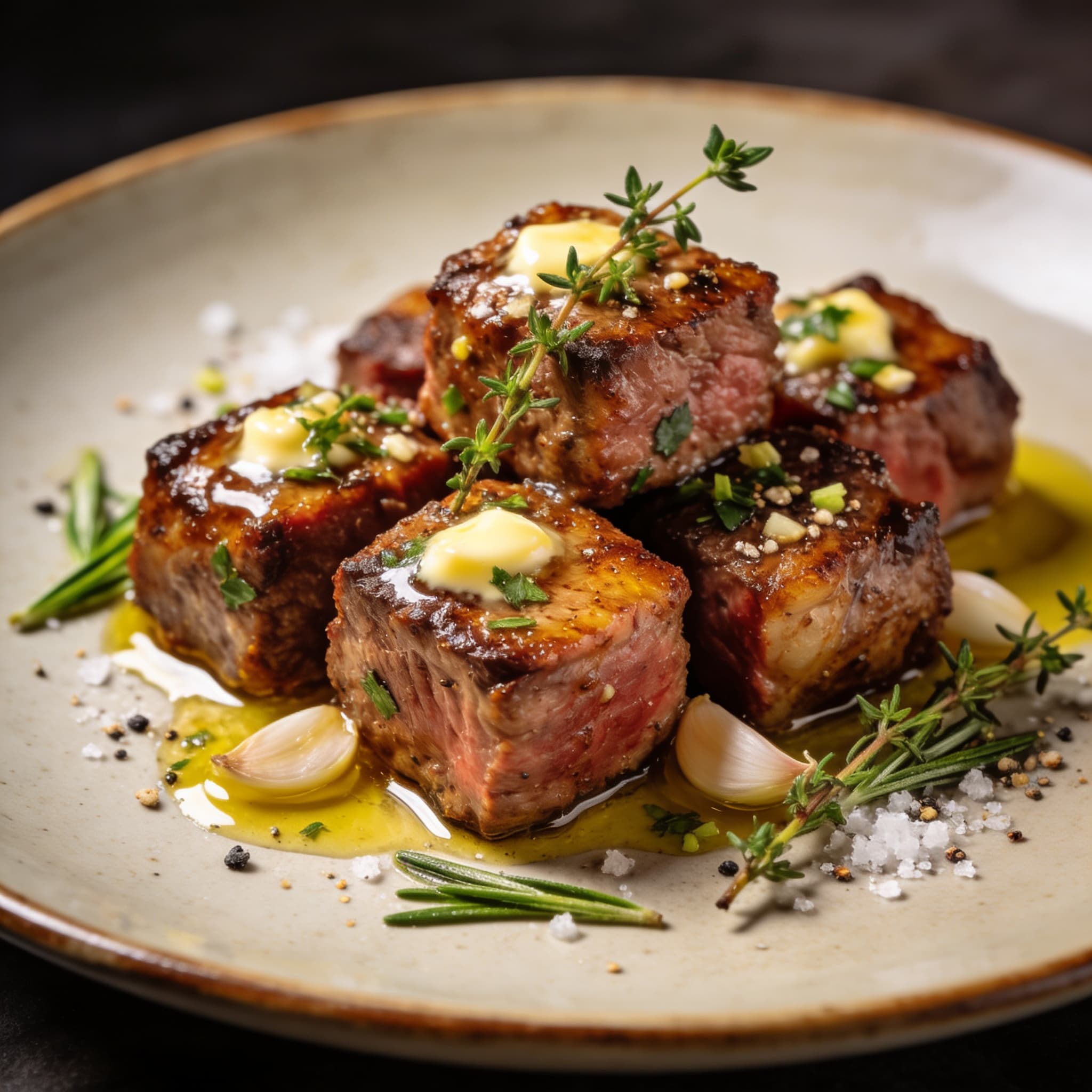 Garlic Butter Steak Bites
