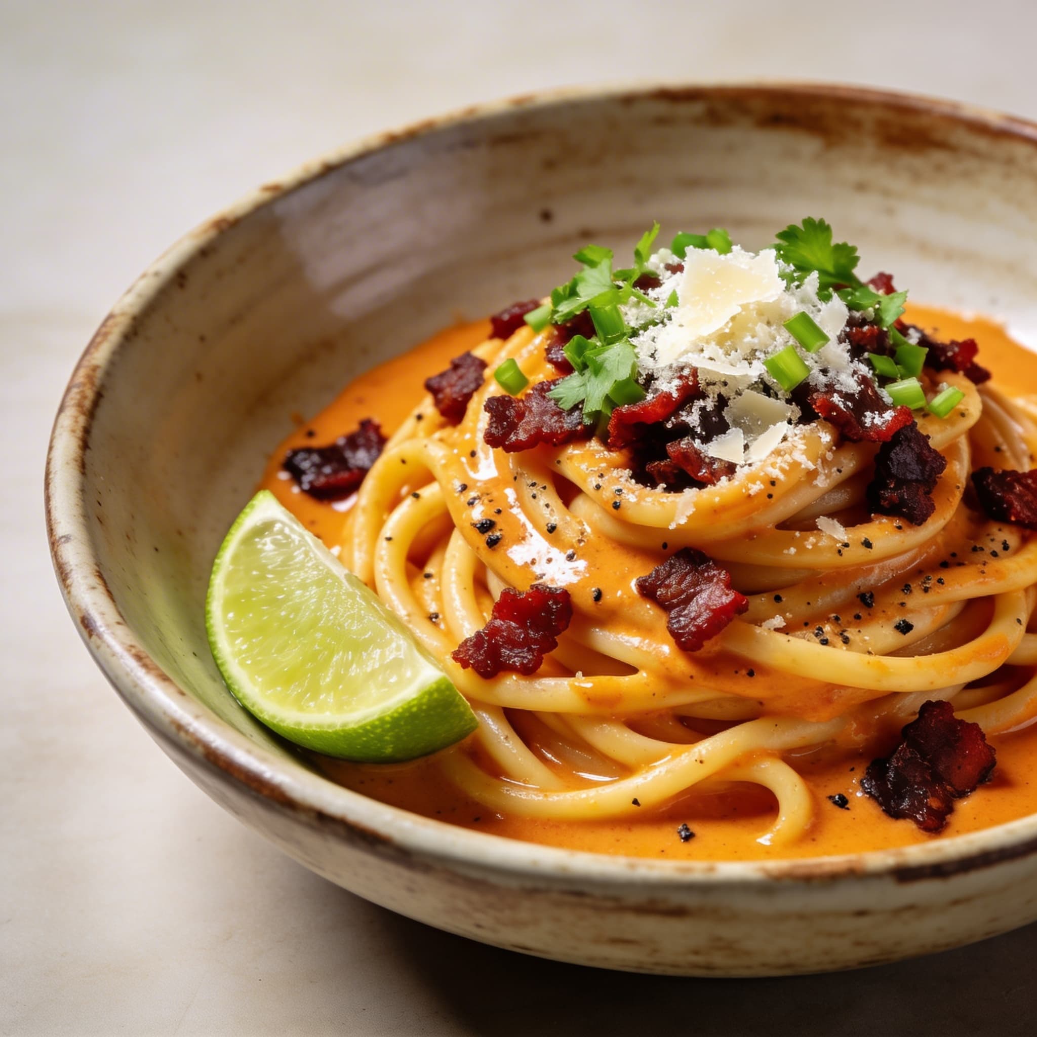 Chorizo Cacio e Pepe Fusion