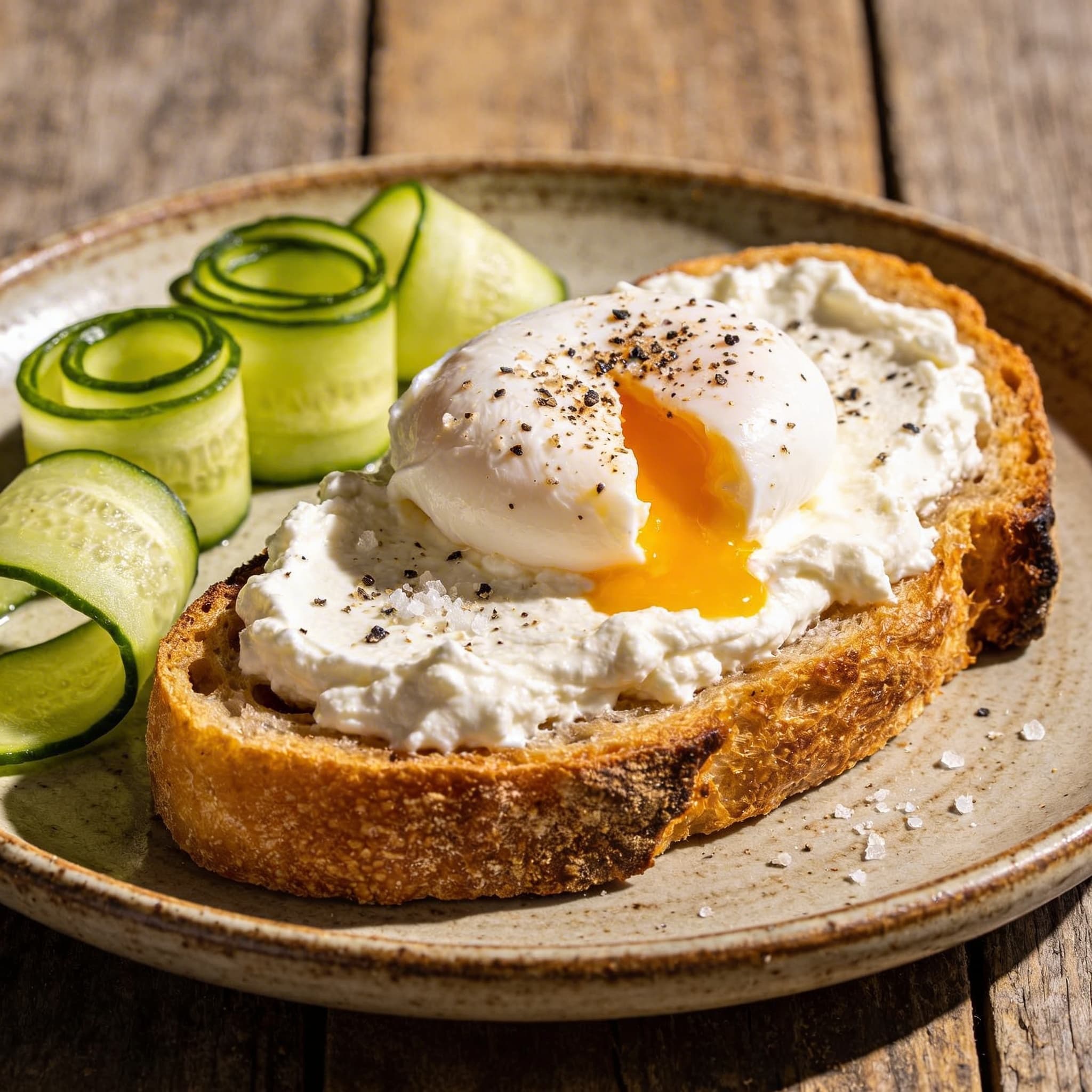 Silk & Sourdough Poached Egg Tartine