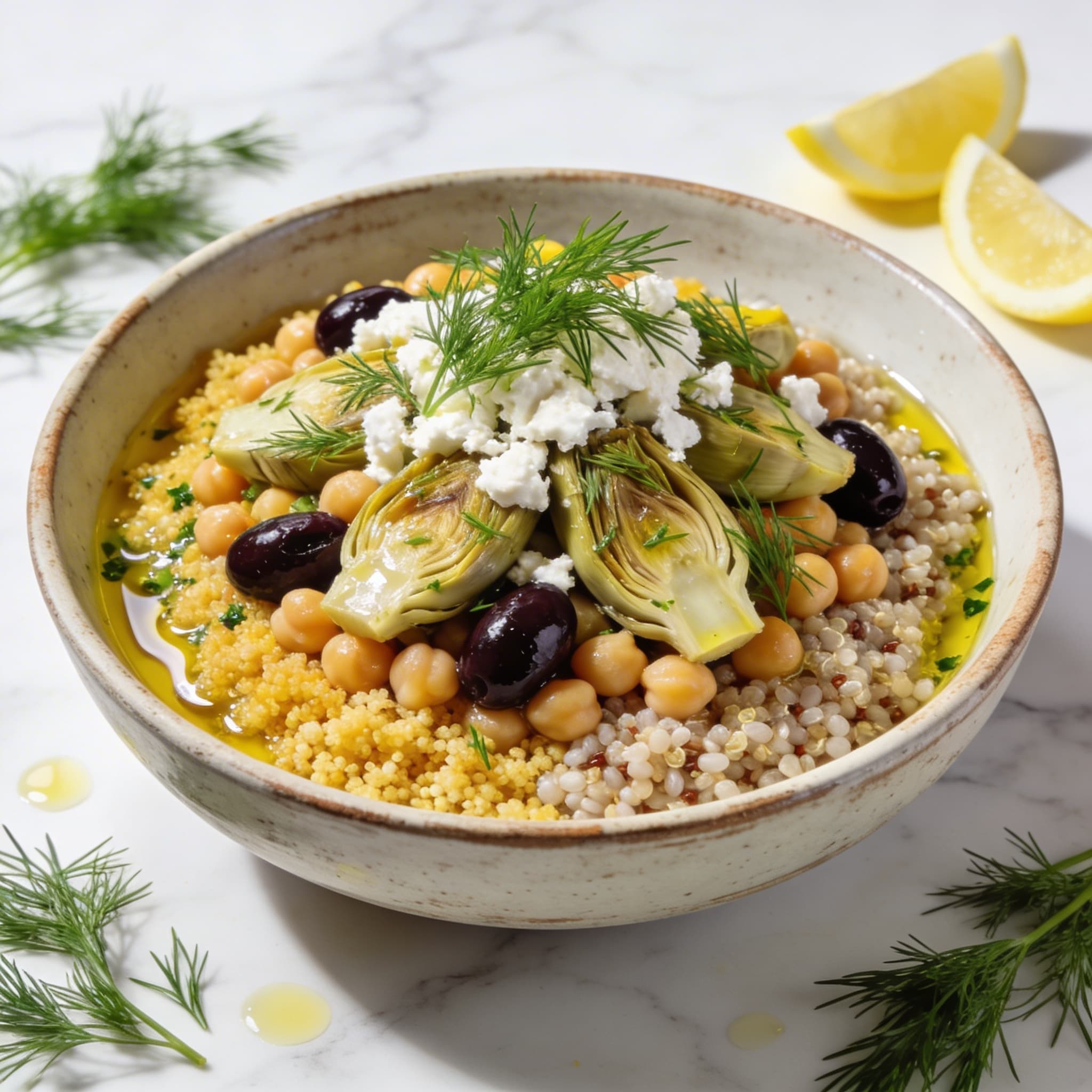 Artichoke & Dill Mediterranean Grain Bowl