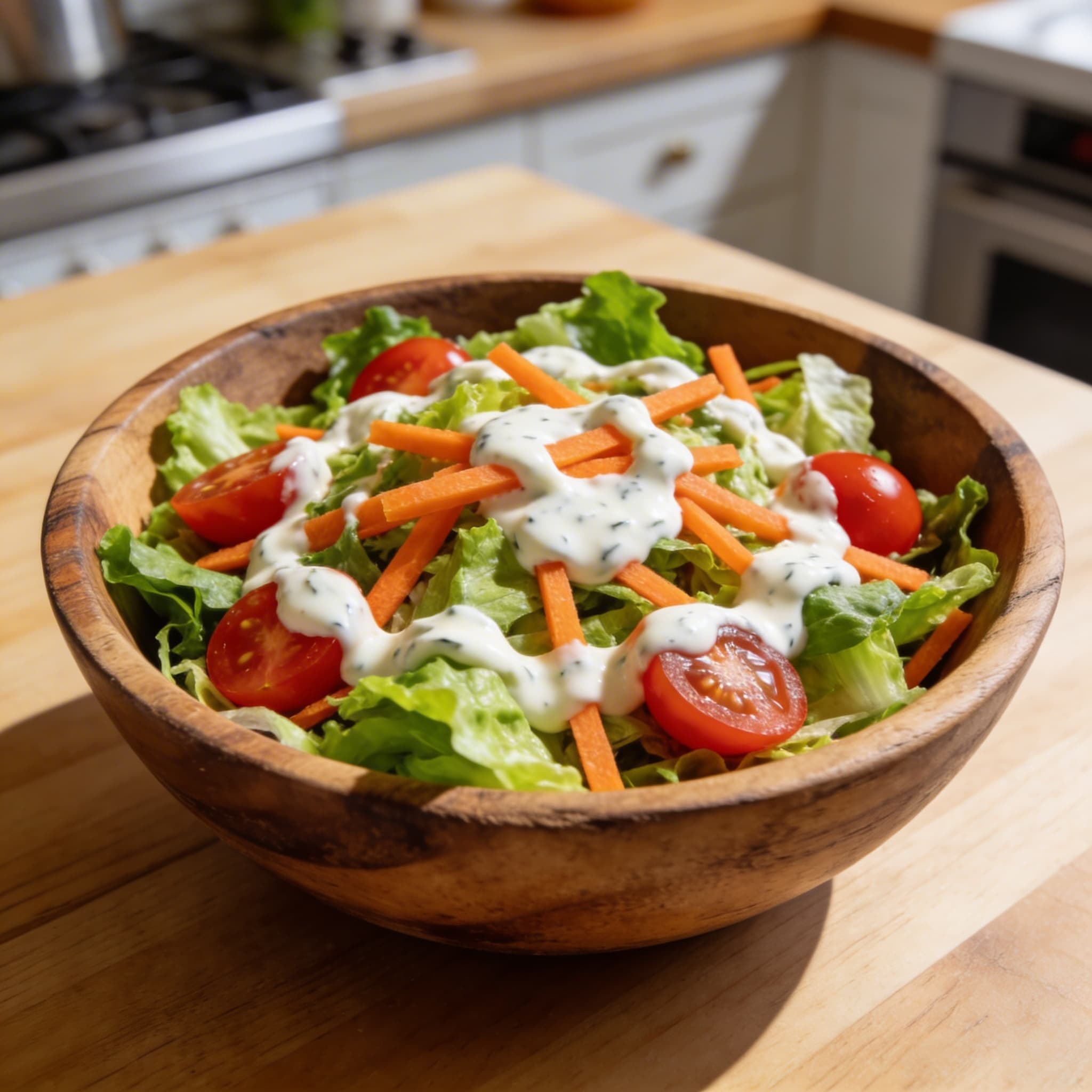 Classic Garden Salad with Ranch