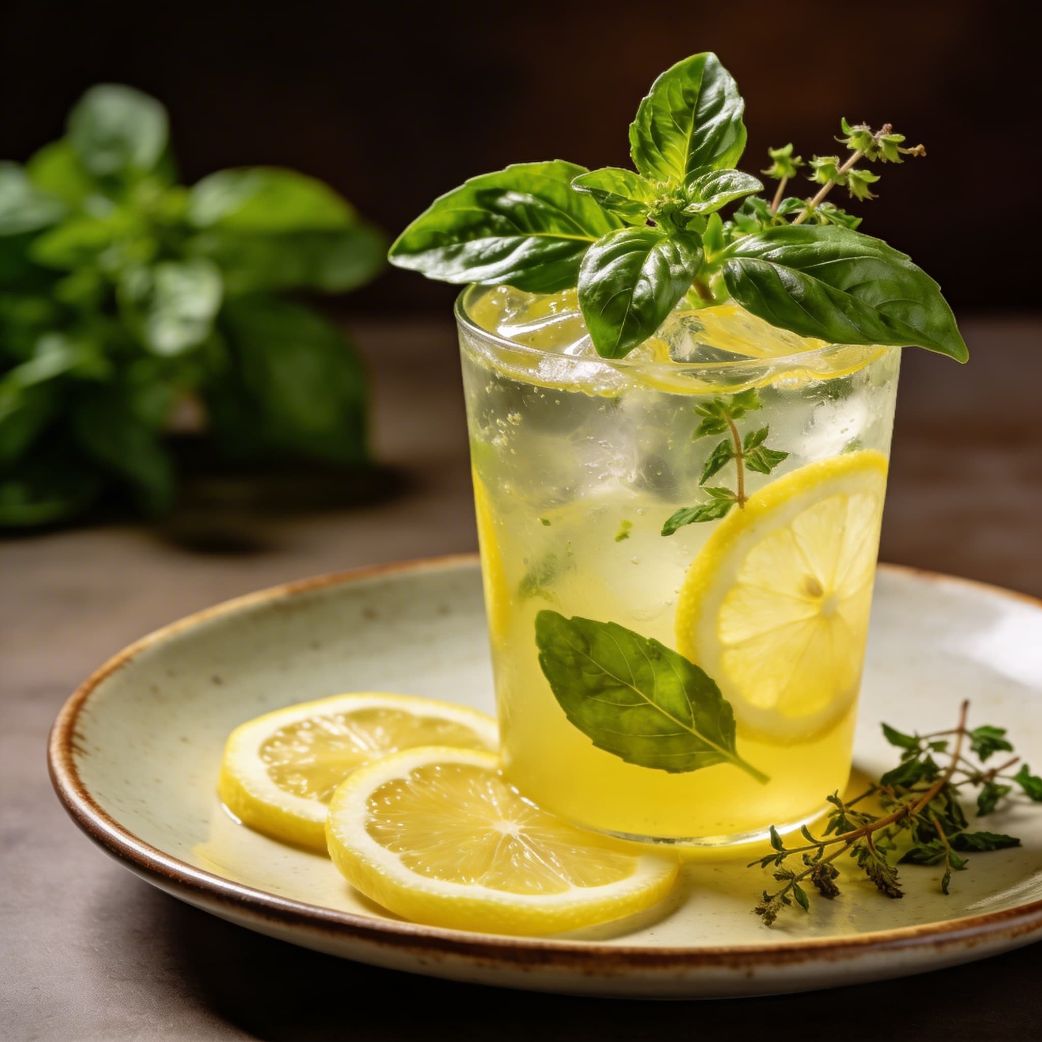Thai Basil & Amalfi Lemon Refresher