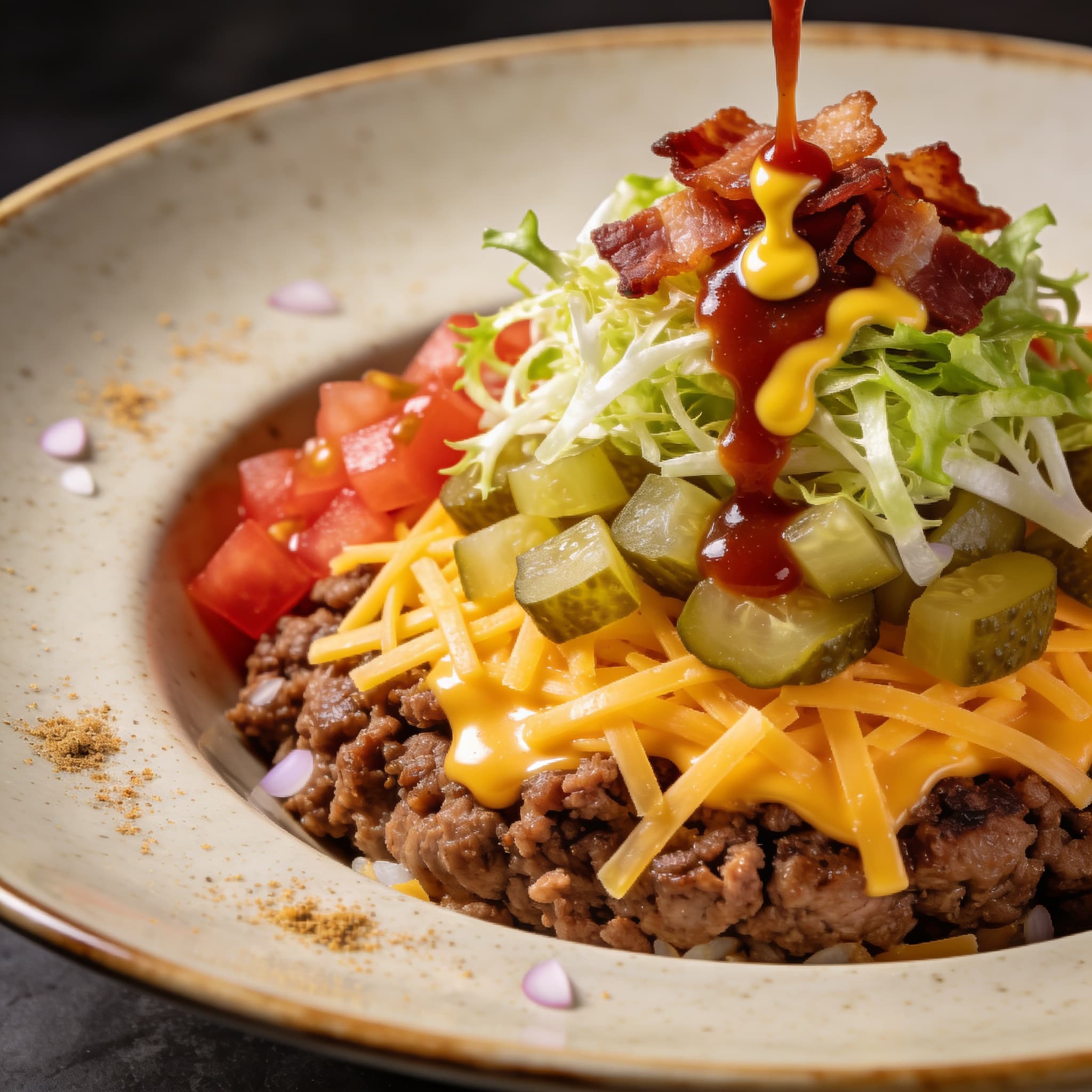 Bacon Cheeseburger Bowl