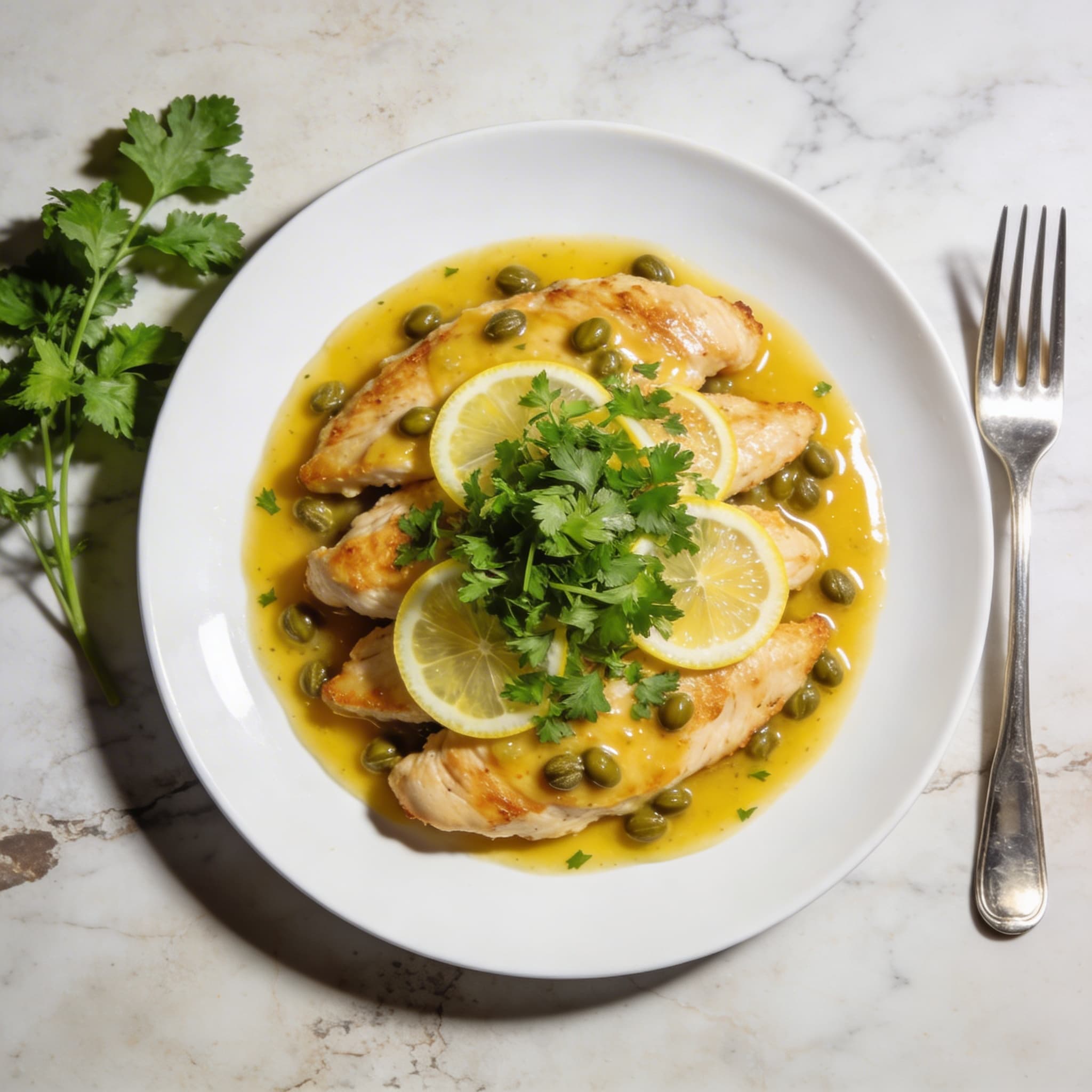 Vibrant Lemon Caper Chicken Piccata