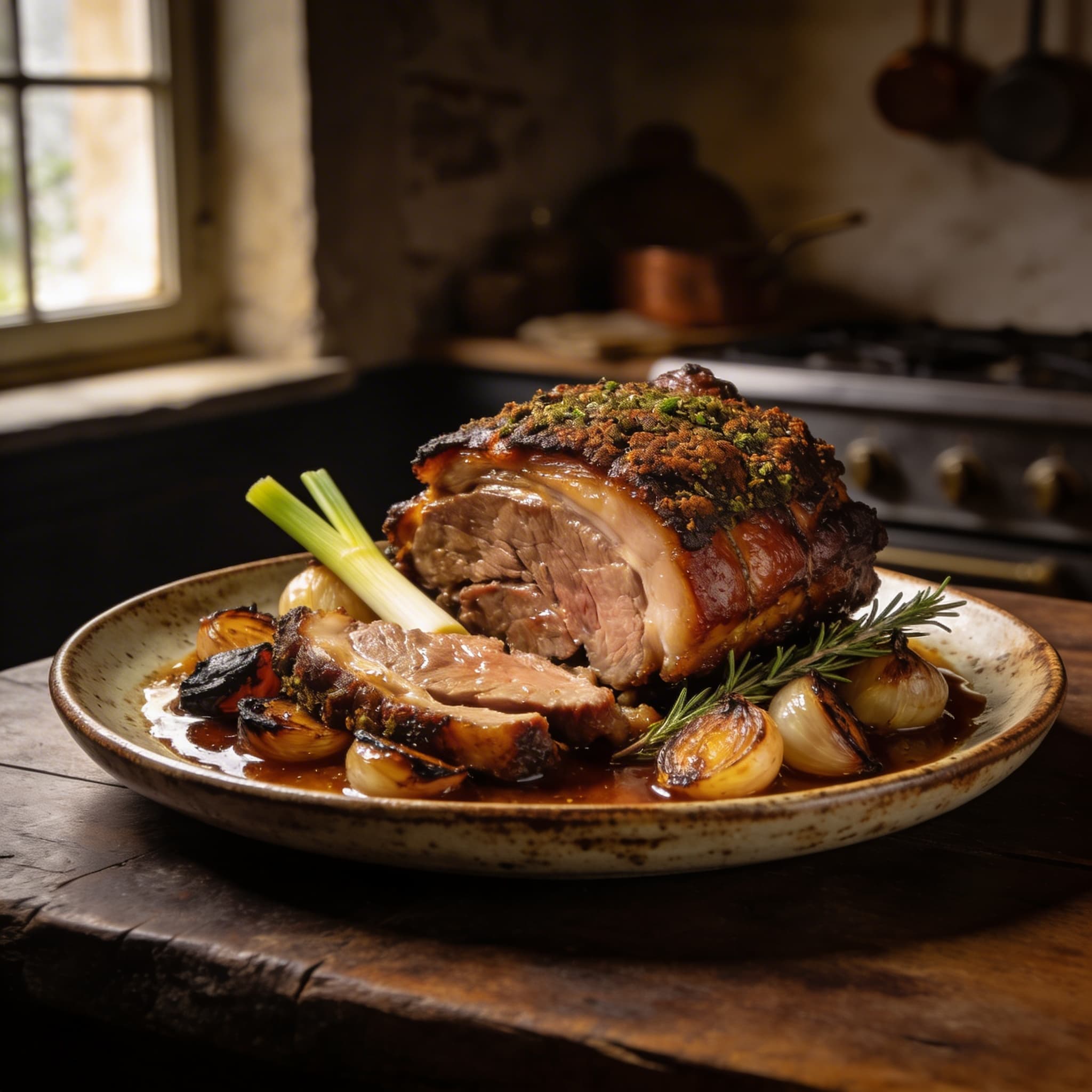 Lemongrass & Galangal Braised Roman Pork Shoulder