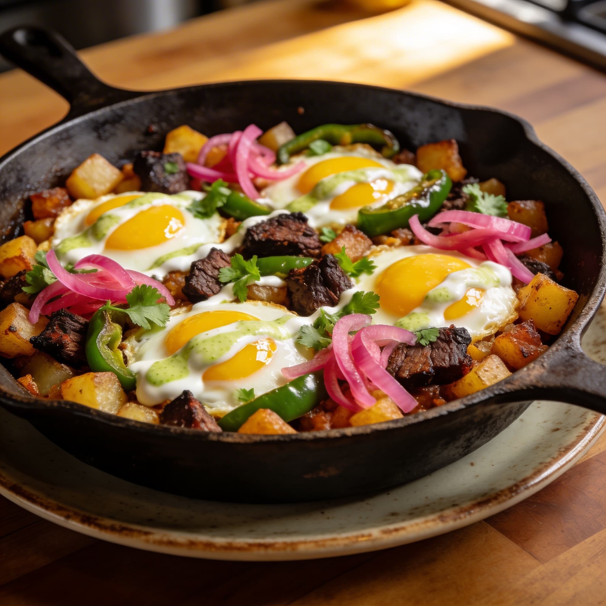 Smoked Brisket & Gold Potato Breakfast Hash