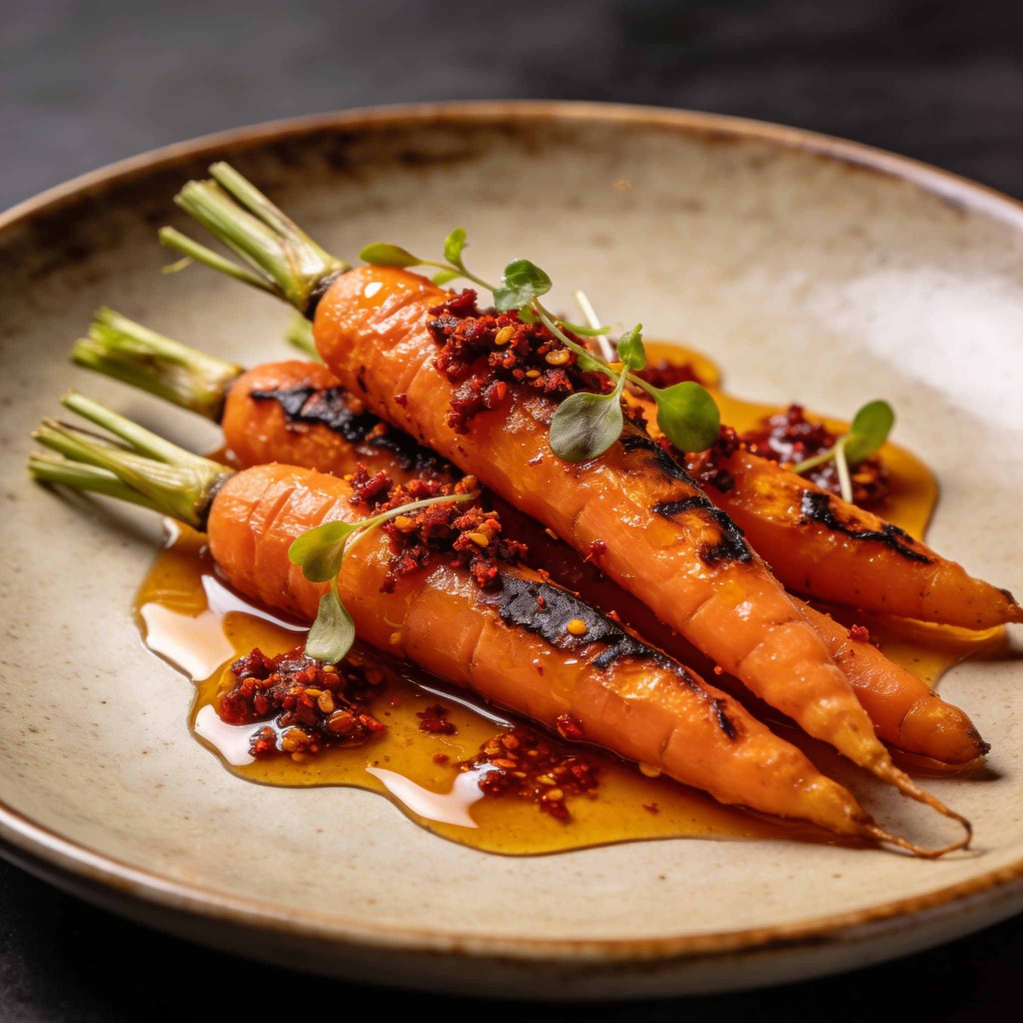 Hearth-Charred Carrots with Urfa Biber & Honey