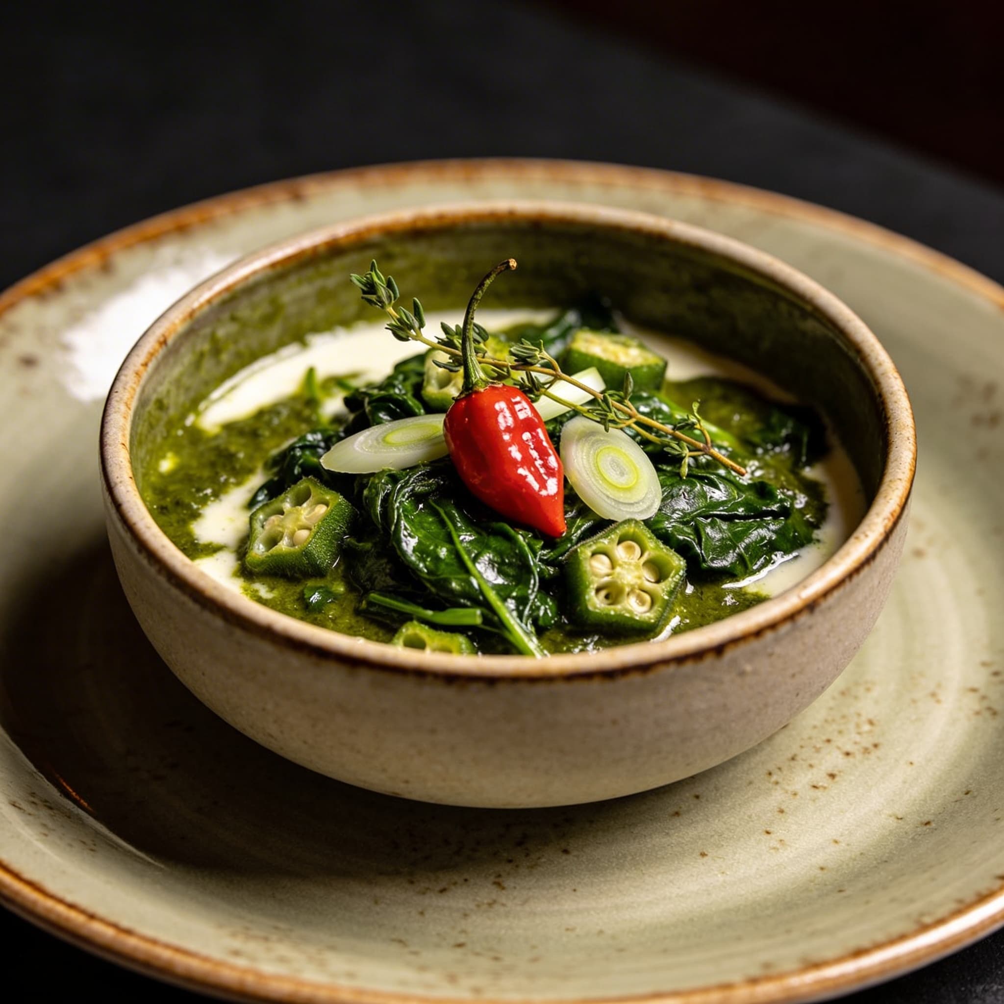 Creamy Caribbean Callaloo Greens