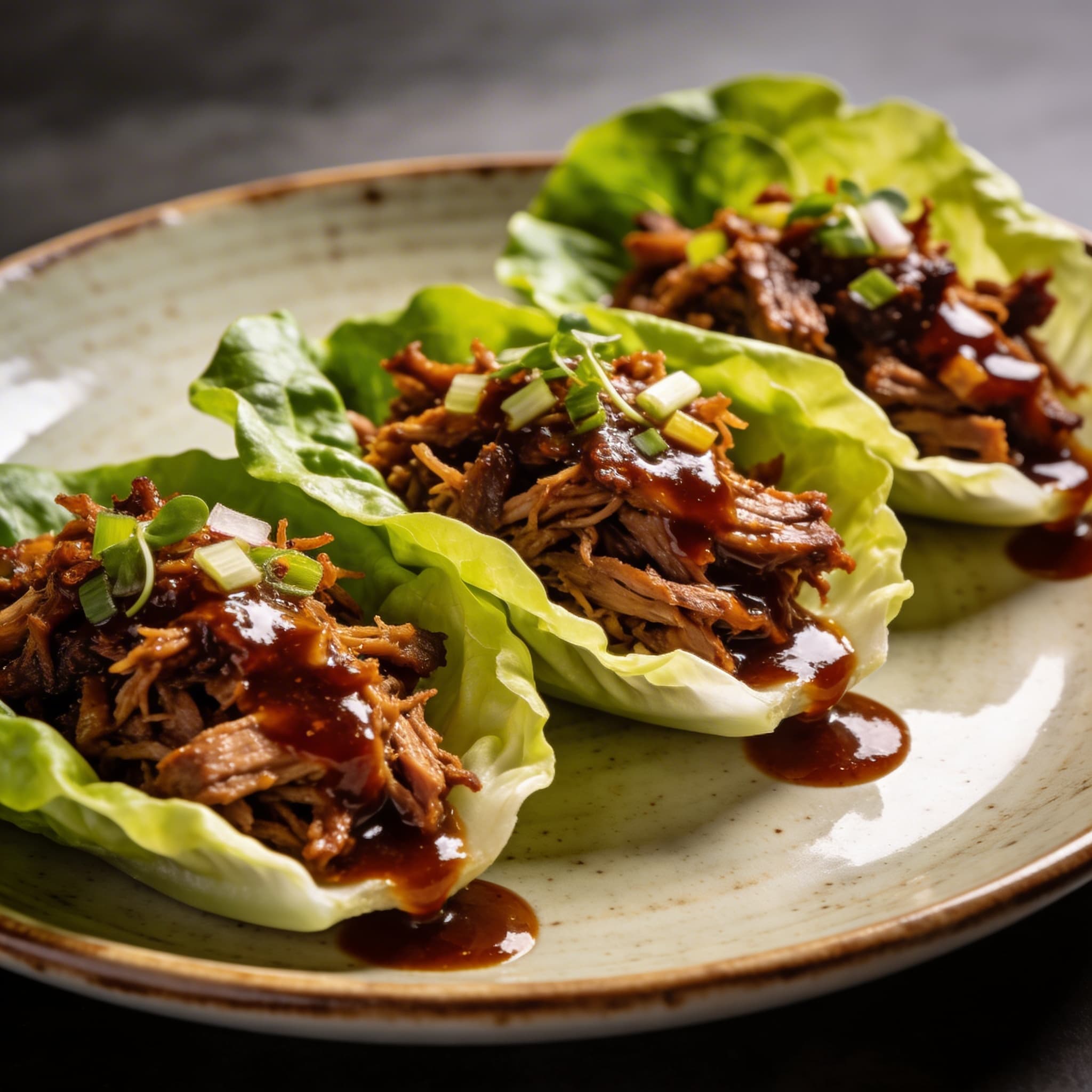 Performance Carolina Pulled Pork Lettuce Wraps