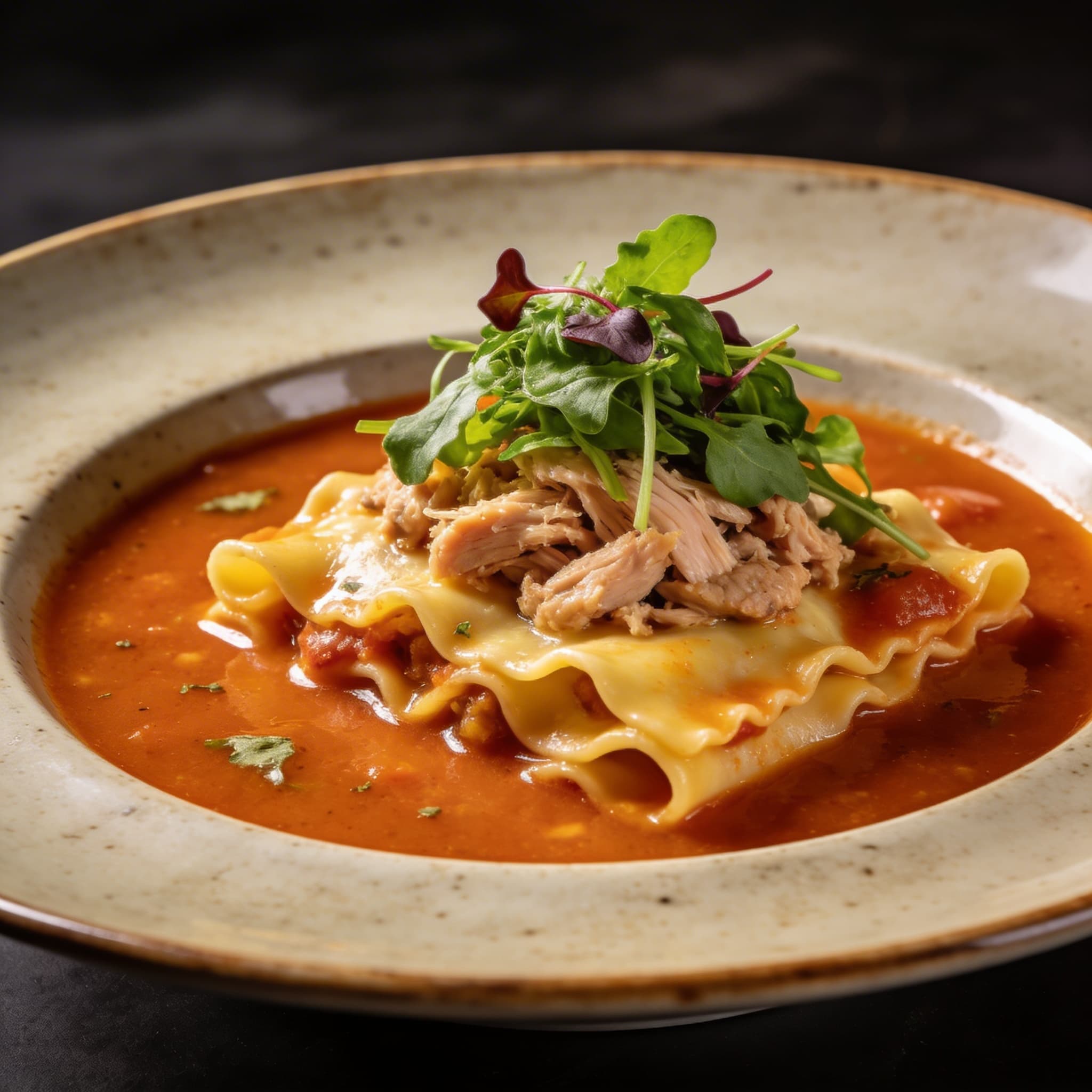 Fight Camp Lasagna Soup