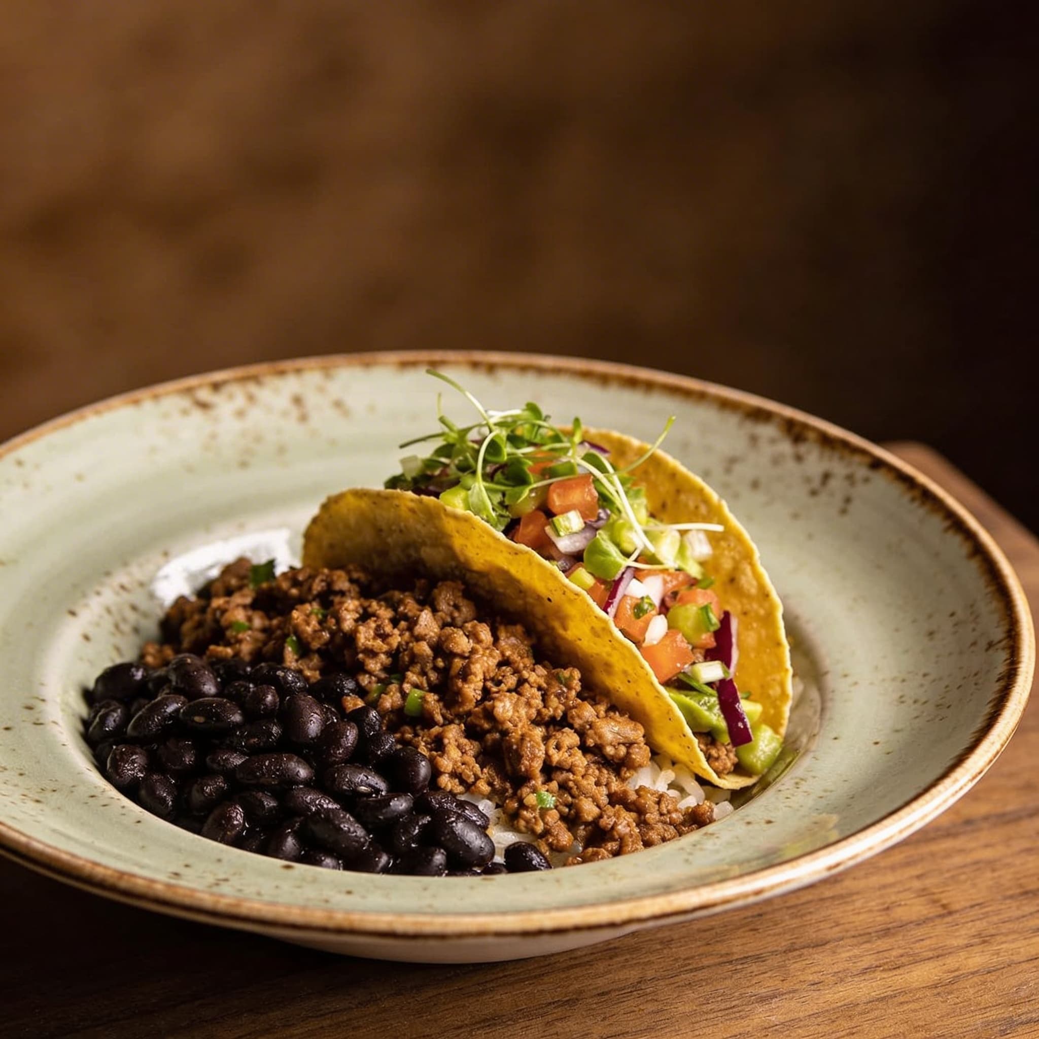 Clean Lean Turkey Taco Bowl