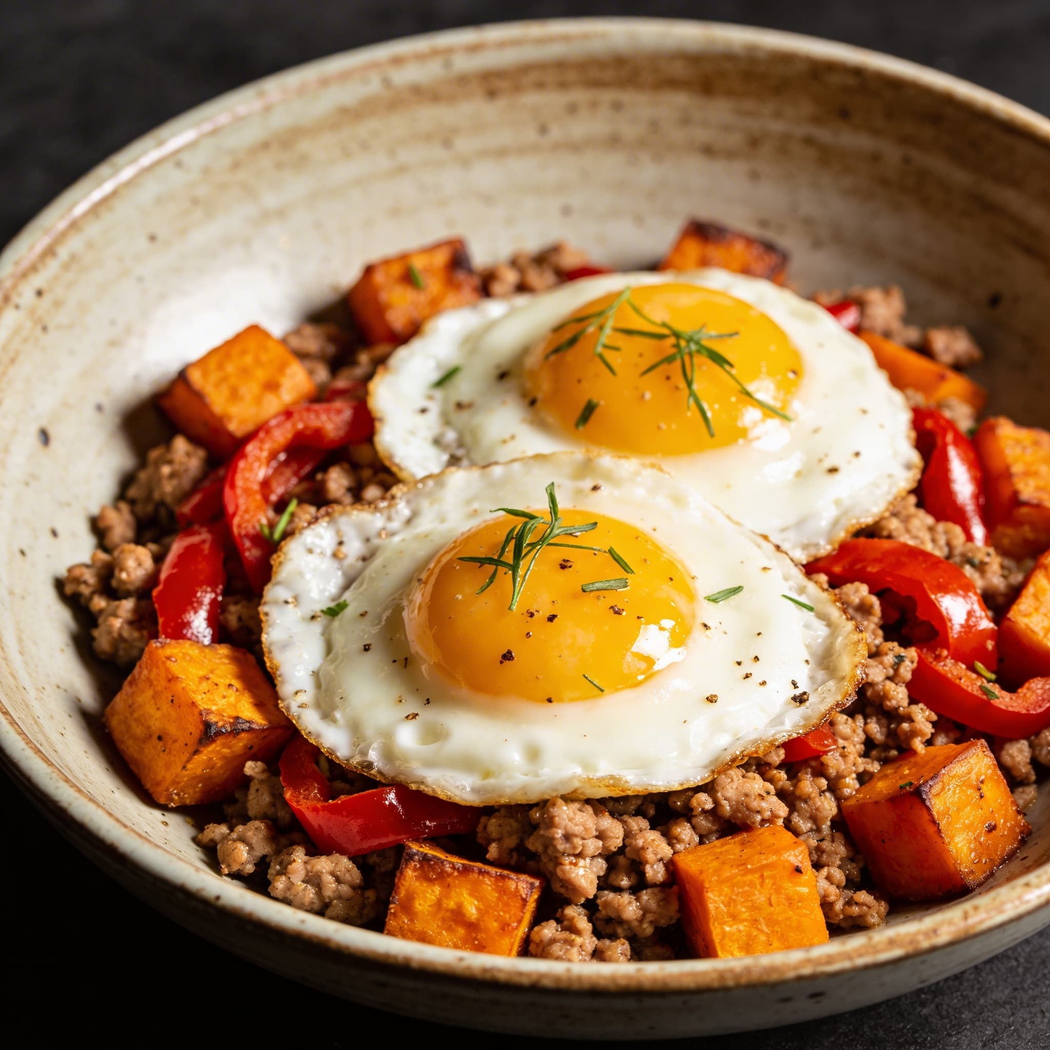 Ground Turkey Breakfast Bowl