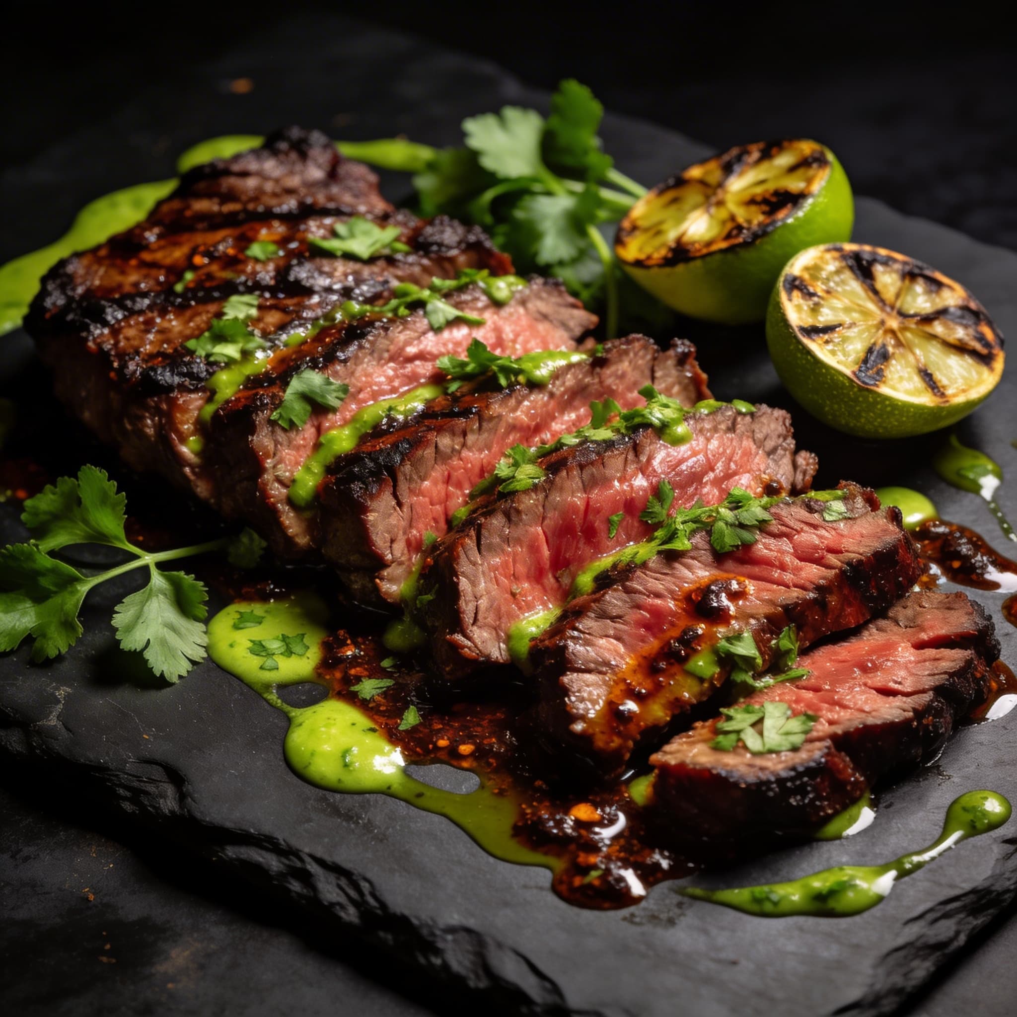 Cast Iron Chipotle Lime Flank Steak