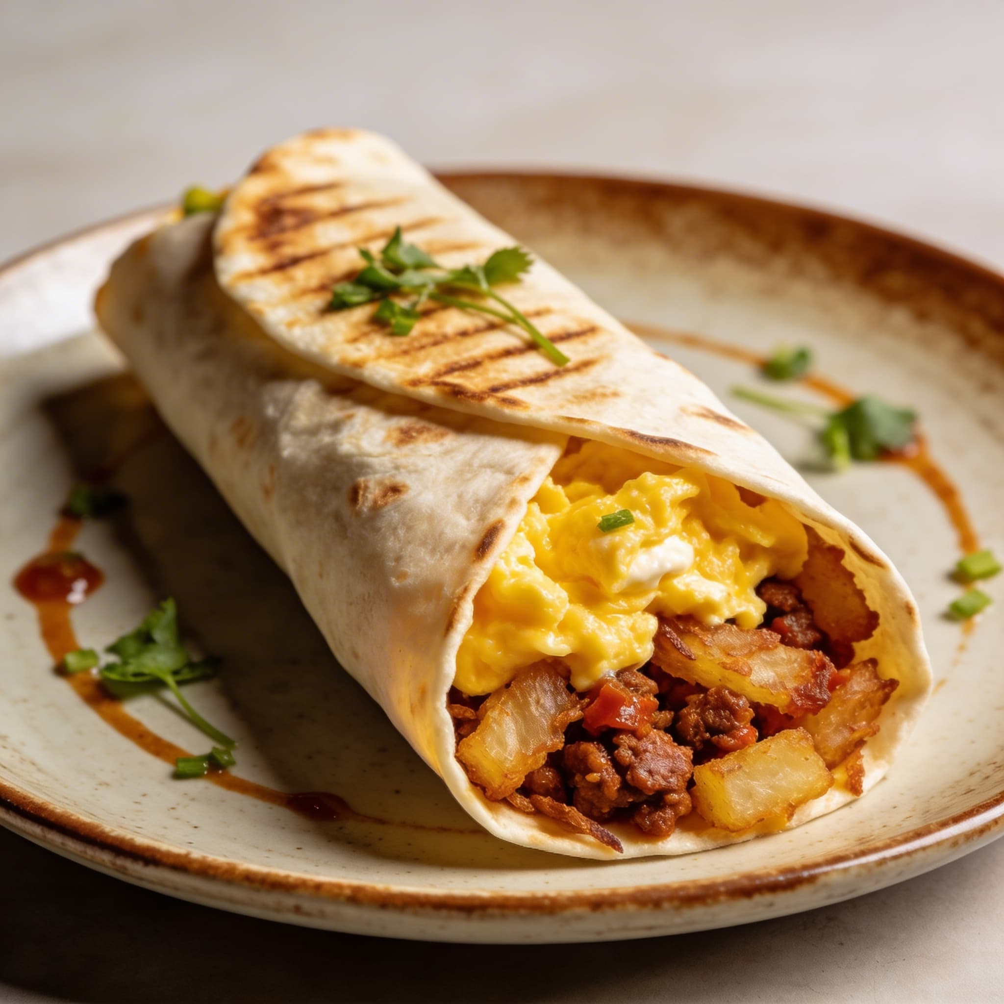 SoCal Sunset Breakfast Burrito