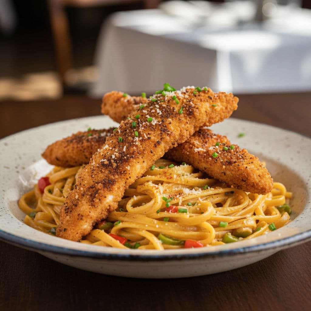 Louisiana Crispy Chicken & Cajun Cream Pasta