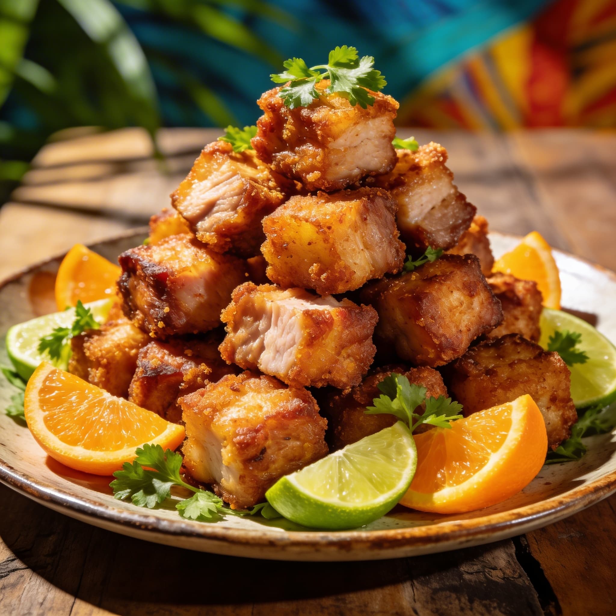 Haitian Griot (Crispy Citrus Pork)