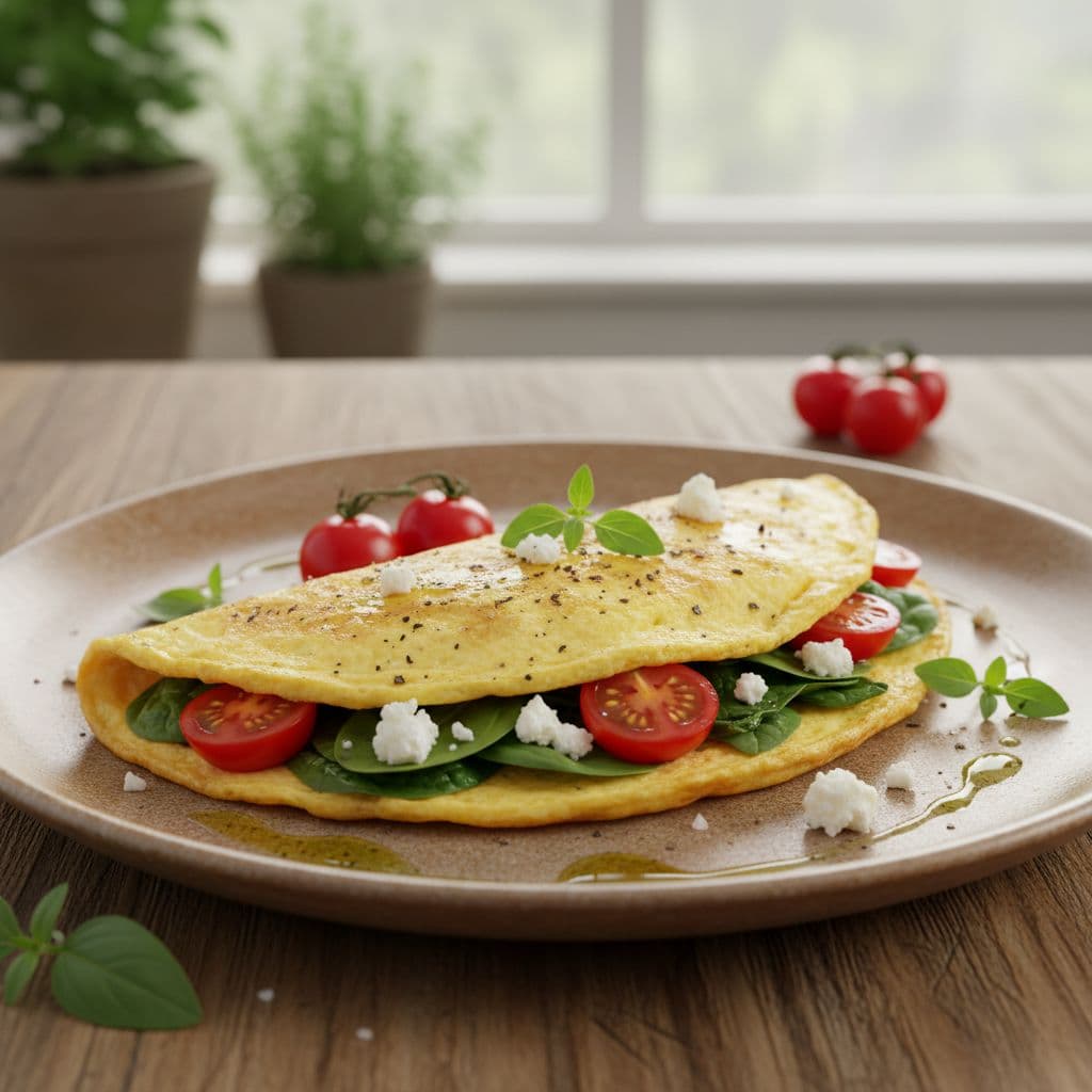 Mediterranean Power Omelet