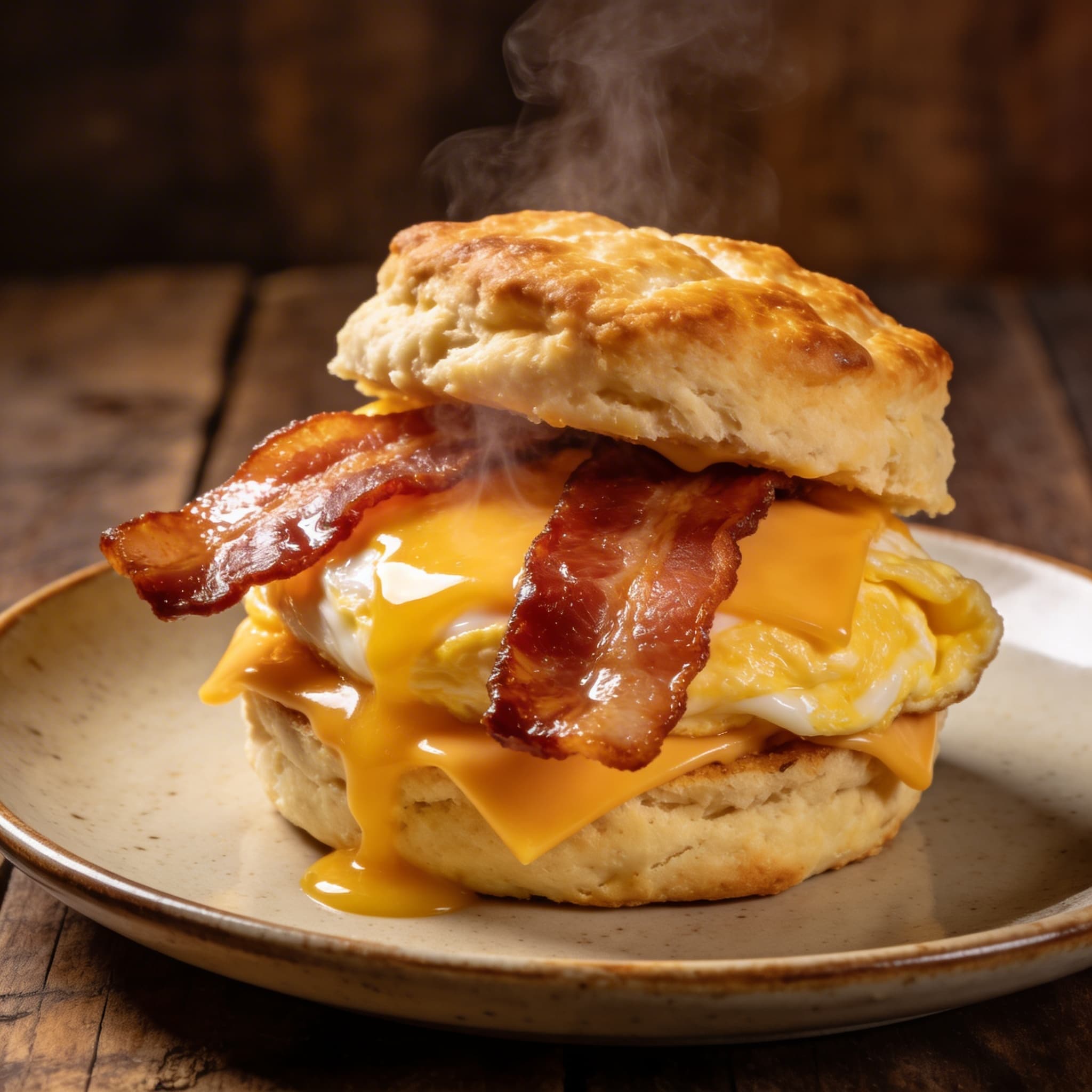 Southern Buttermilk Bacon, Egg, and Cheese Biscuits