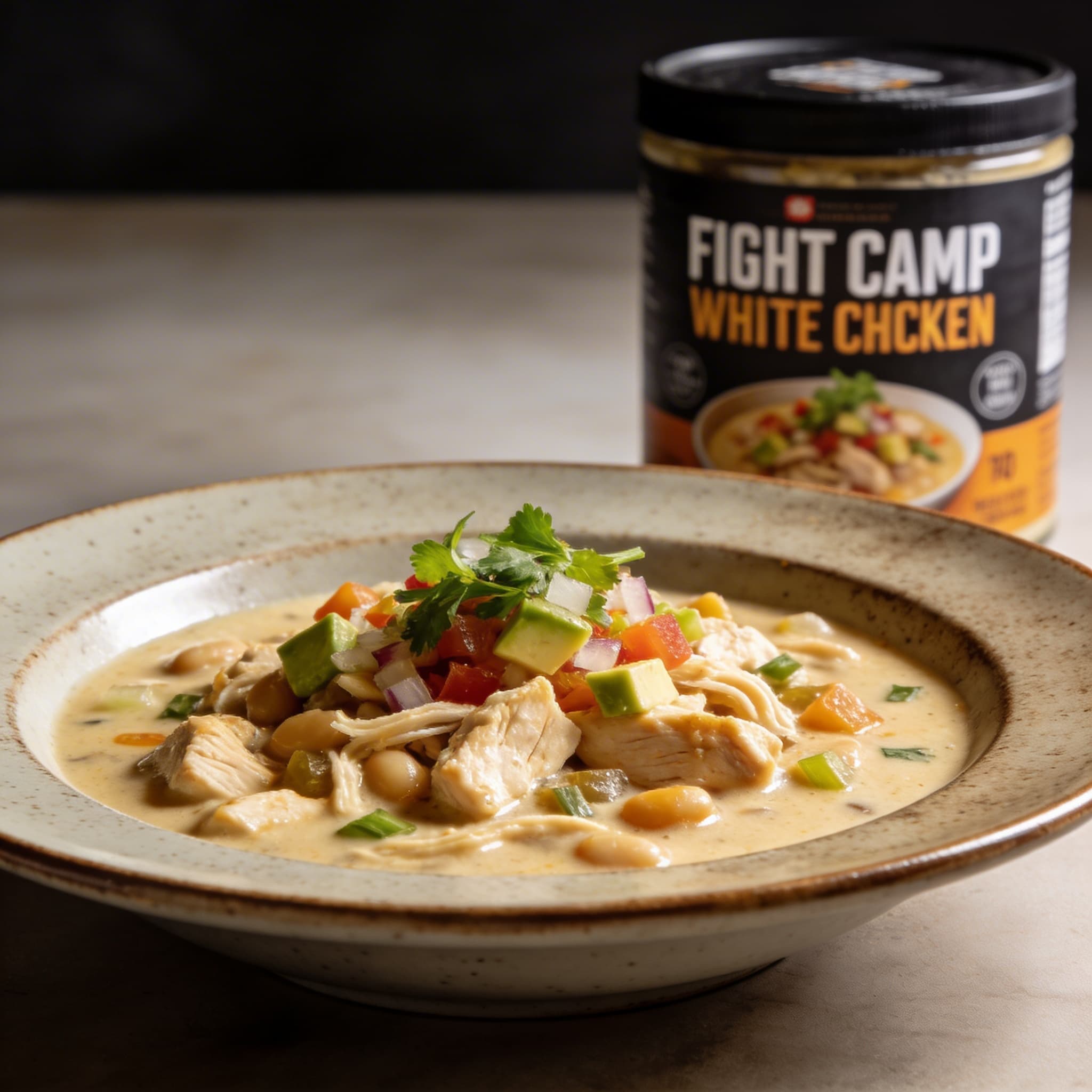 Fight Camp White Chicken Chili