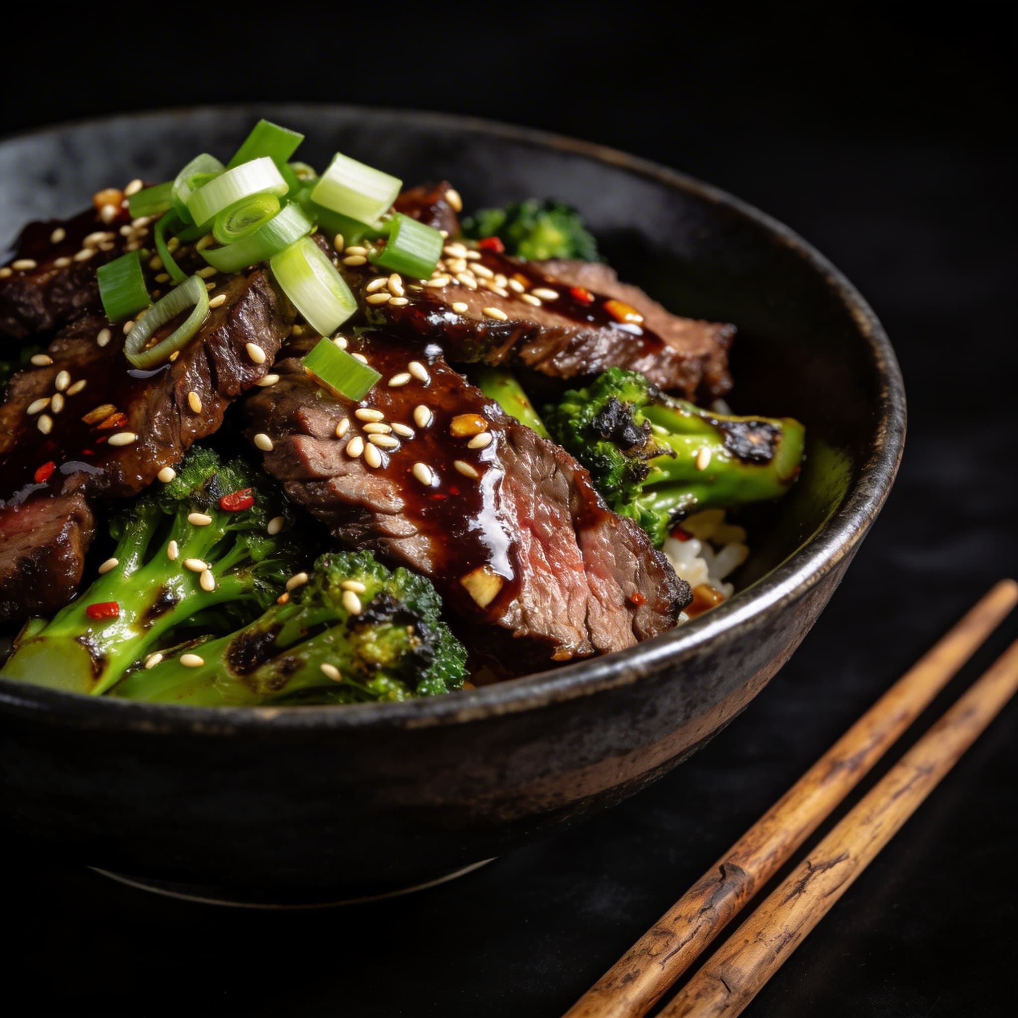 Chili Crunch Garlic Steak Stir-Fry
