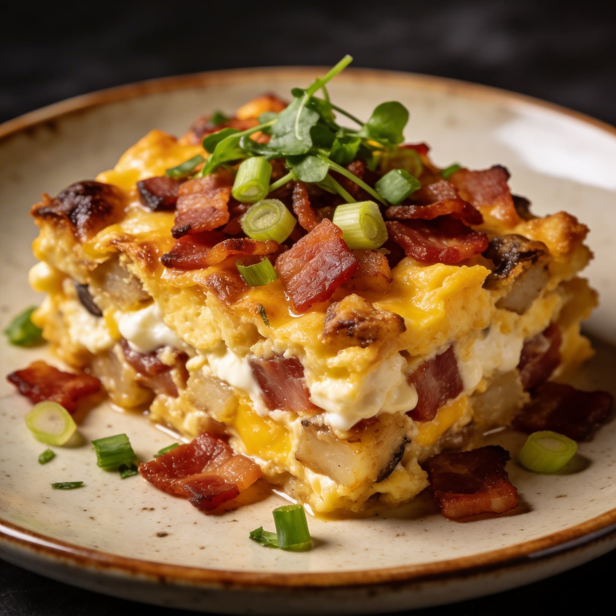 Fight Camp Loaded Breakfast Casserole