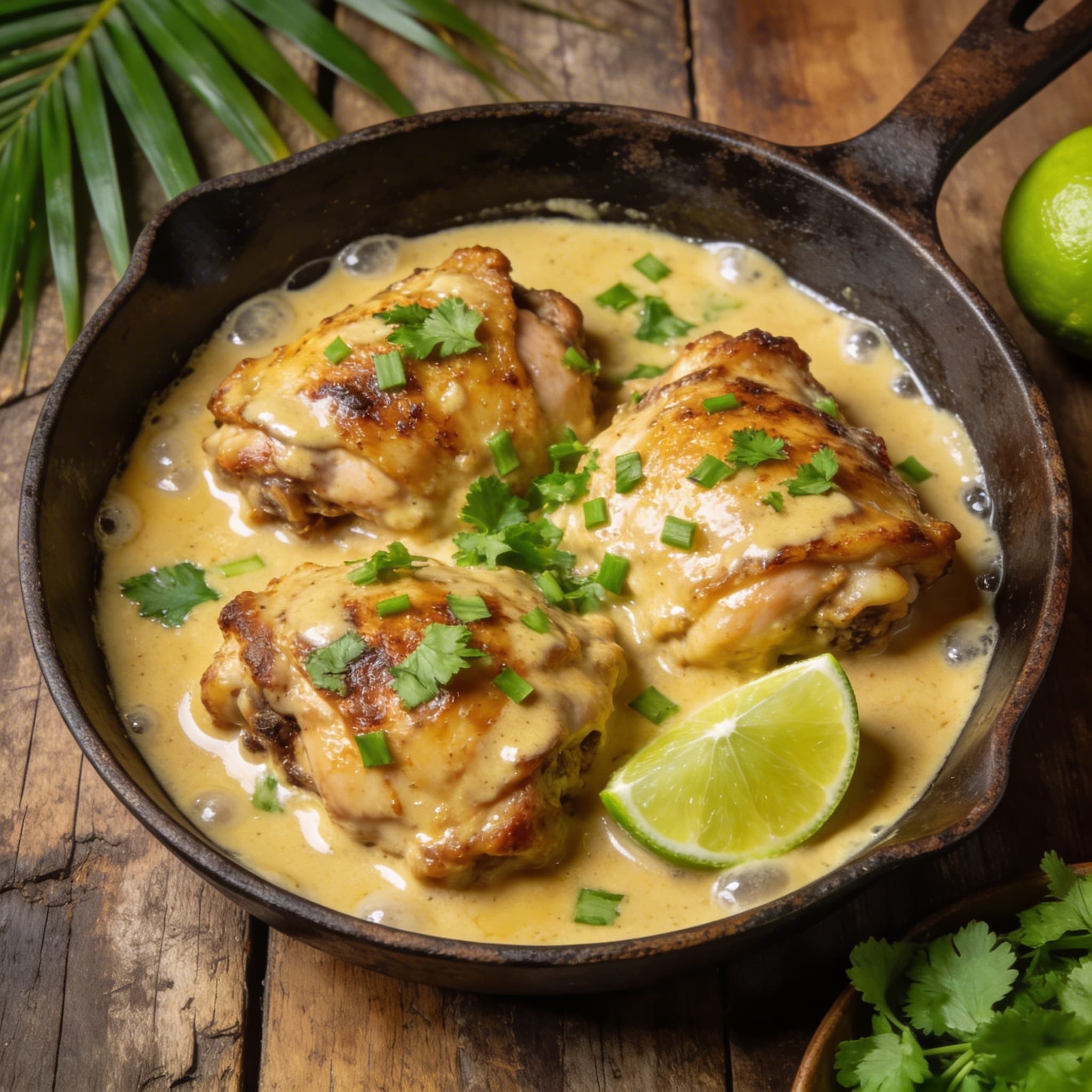 Puerto Rican Pollo en Salsa de Coco